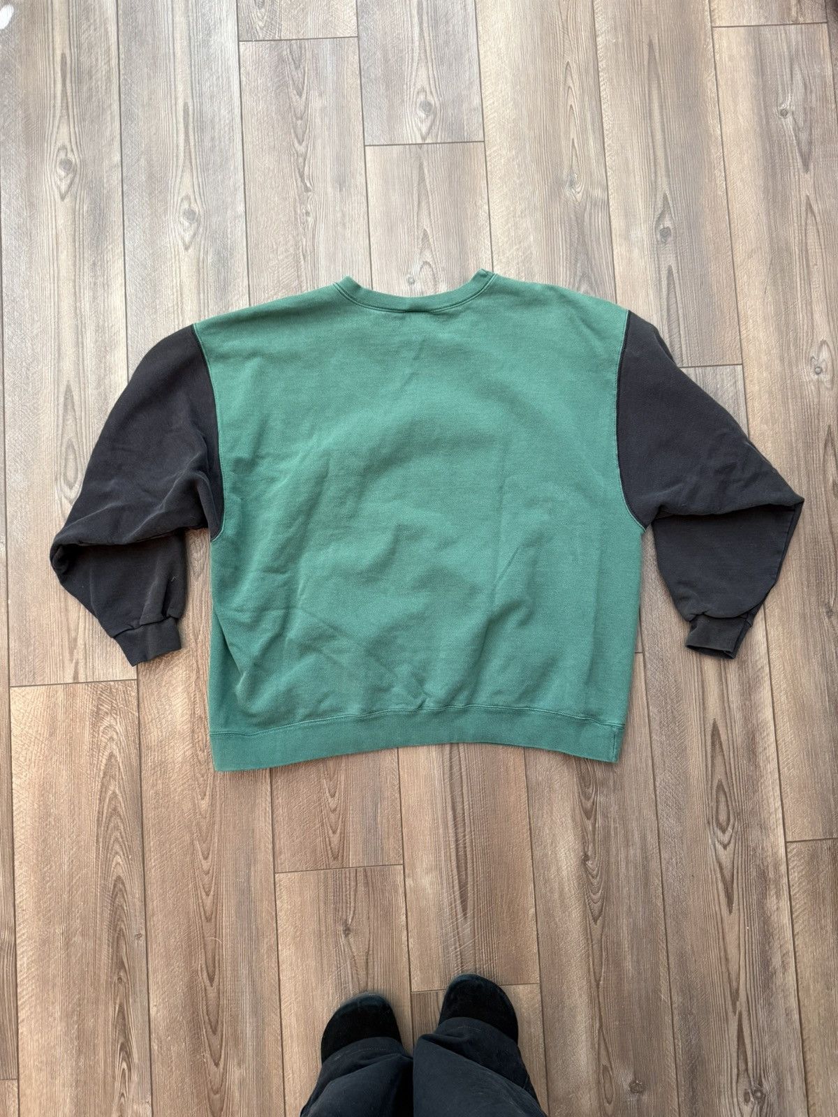 Nike vintage nike spell out two tone sweatshirt Size US XL / EU 56 / 4 - 3 Thumbnail