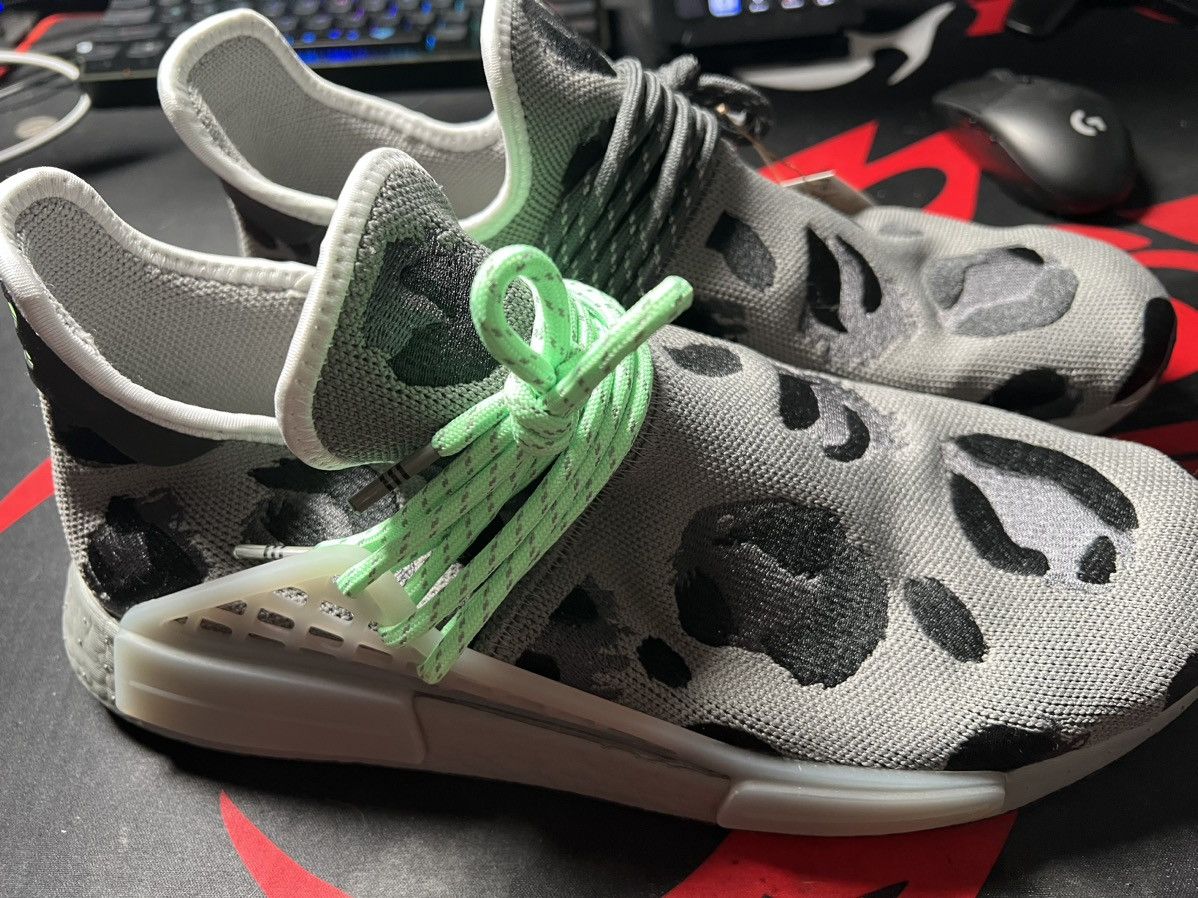 Adidas × Humanrace × Pharrell Adidas x Pharrell HU NMD ANIMAL PRINT in Gray/Black 12.5US Size US 12.5 / EU 45-46 - 4 Thumbnail