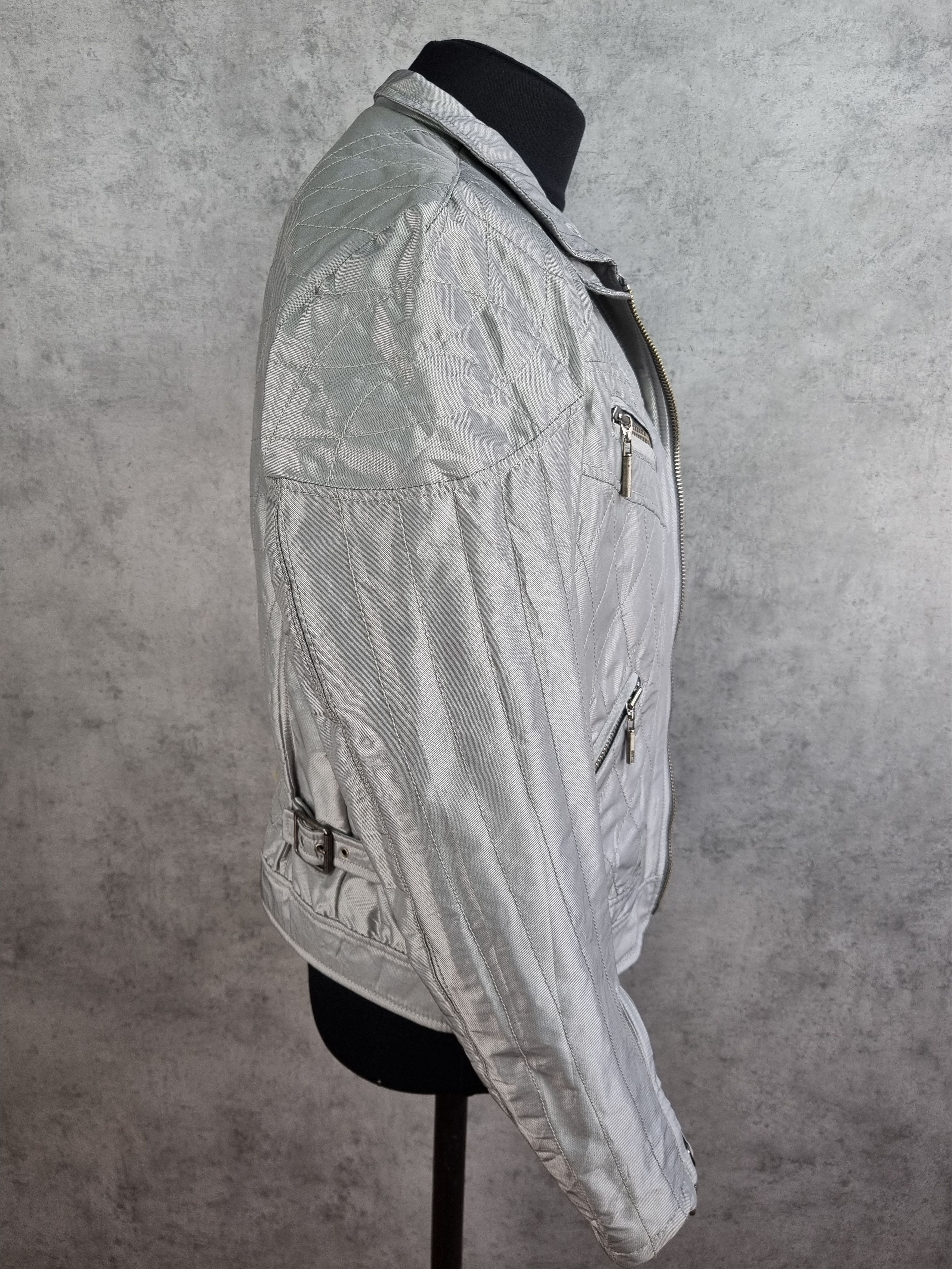 Just Cavalli × Roberto Cavalli Roberto CAVALLI Metallic Astronaut Design like HELMUT LANG Size US M / EU 48-50 / 2 - 19 Thumbnail