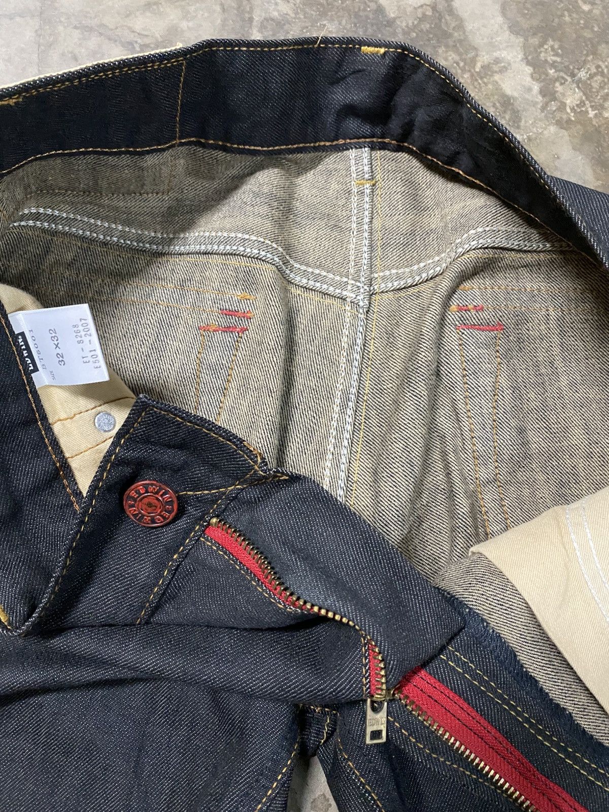 Edwin × Japanese Brand Flare Jeans Edwin BT5001 32x32 Black Gold Like New p179 Size US 34 / EU 50 - 7 Thumbnail