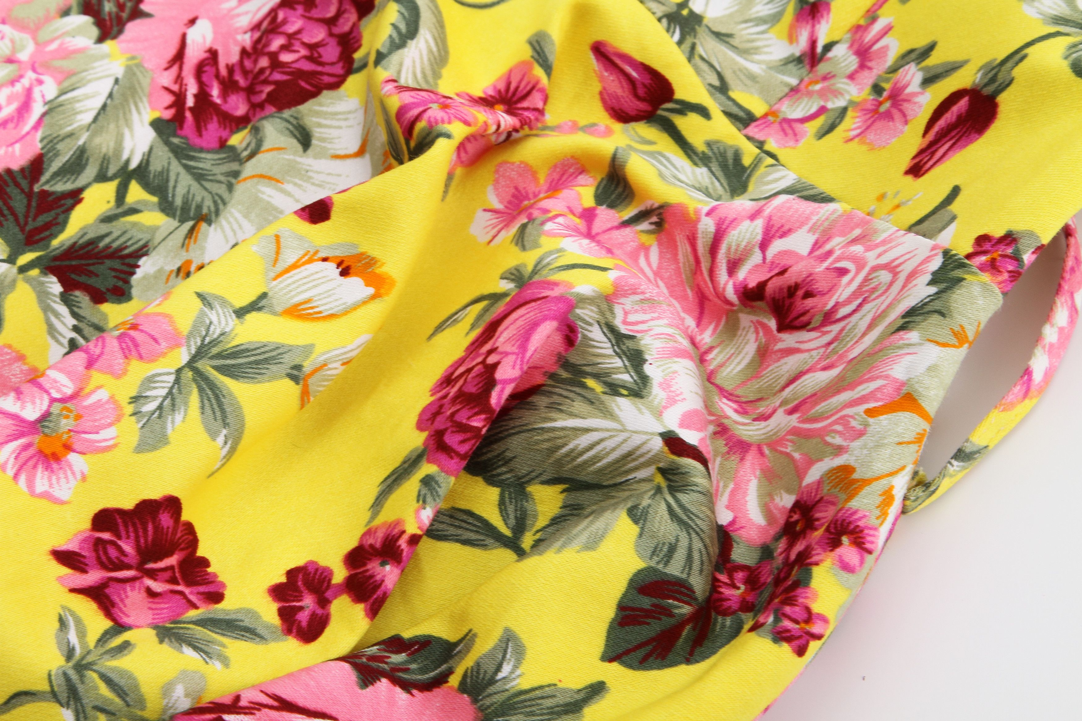 Other Floral Print Vintage Style Backless Dress Size S / US 4 / IT 40 - 6 Thumbnail
