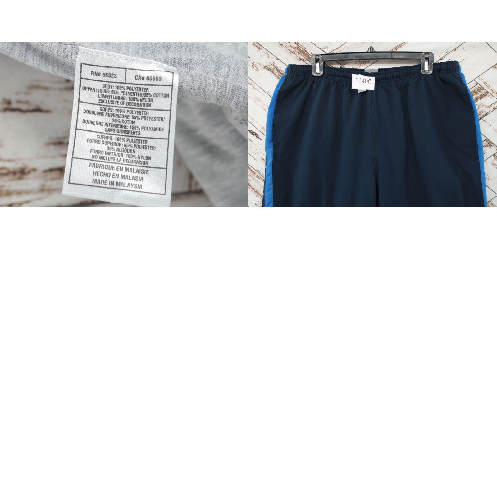 Nike Nike Fleece Lined Warm Up Pants Men's XL Blue Running Training Athleisure Size US 36 / EU 52 - 9 Thumbnail