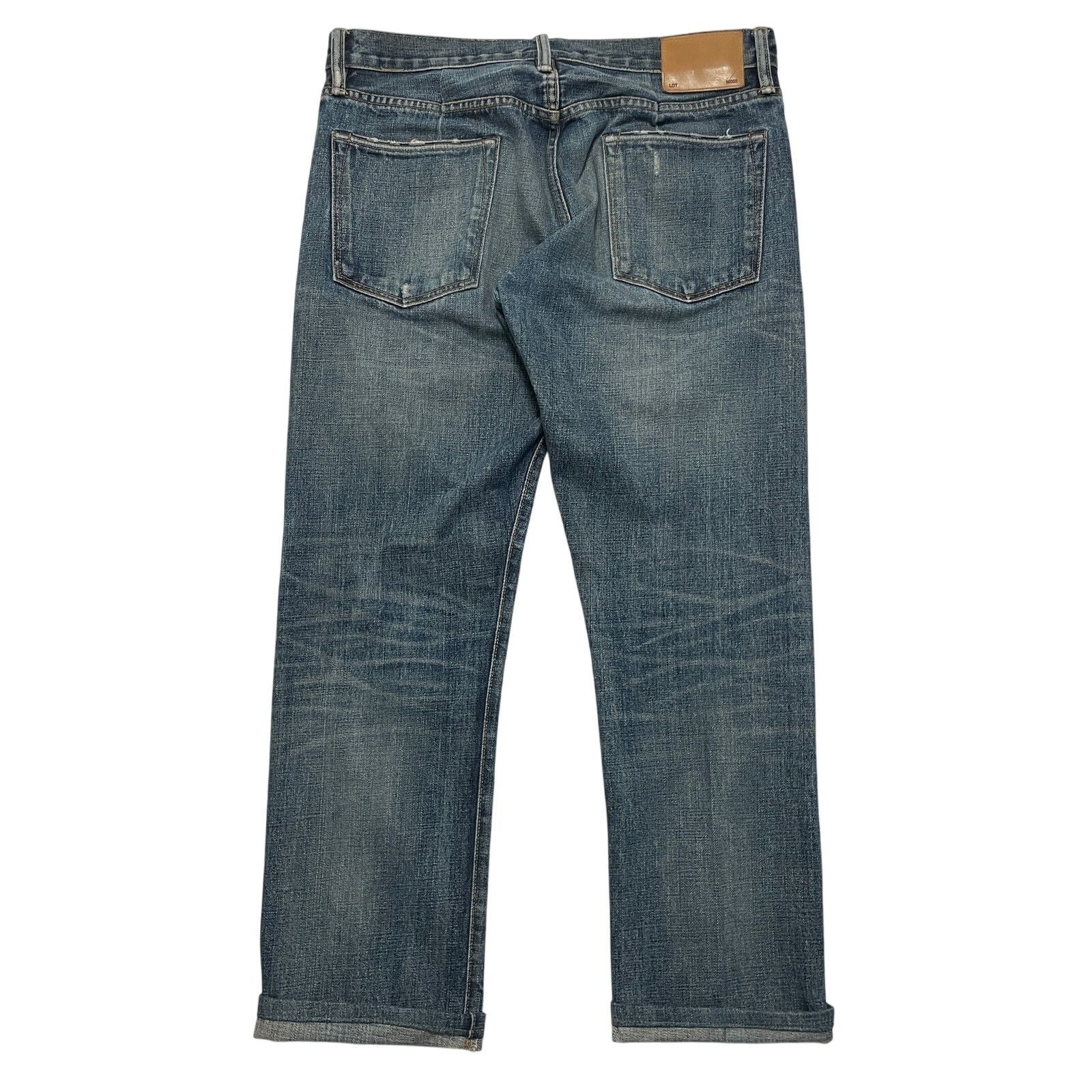 Simon Miller Simon Miller M002 Slim Knoll Blue Selvedge Denim Jeans 33x30 Size US 33 - 6 Thumbnail