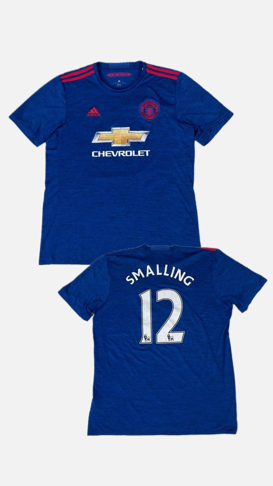 Adidas MANCHESTER UNITED 2016 2017 Smalling #12 AWAY Shirt JERSEY Size US L / EU 52-54 / 3 - 1 Thumbnail
