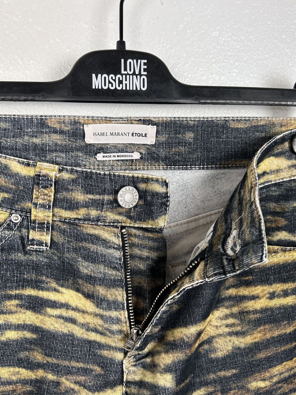 Isabel Marant Etoile Isabel Marant Corduroy Tiger Skinny Jeans Pants Size 26" / US 2 / IT 38 - 3 Thumbnail