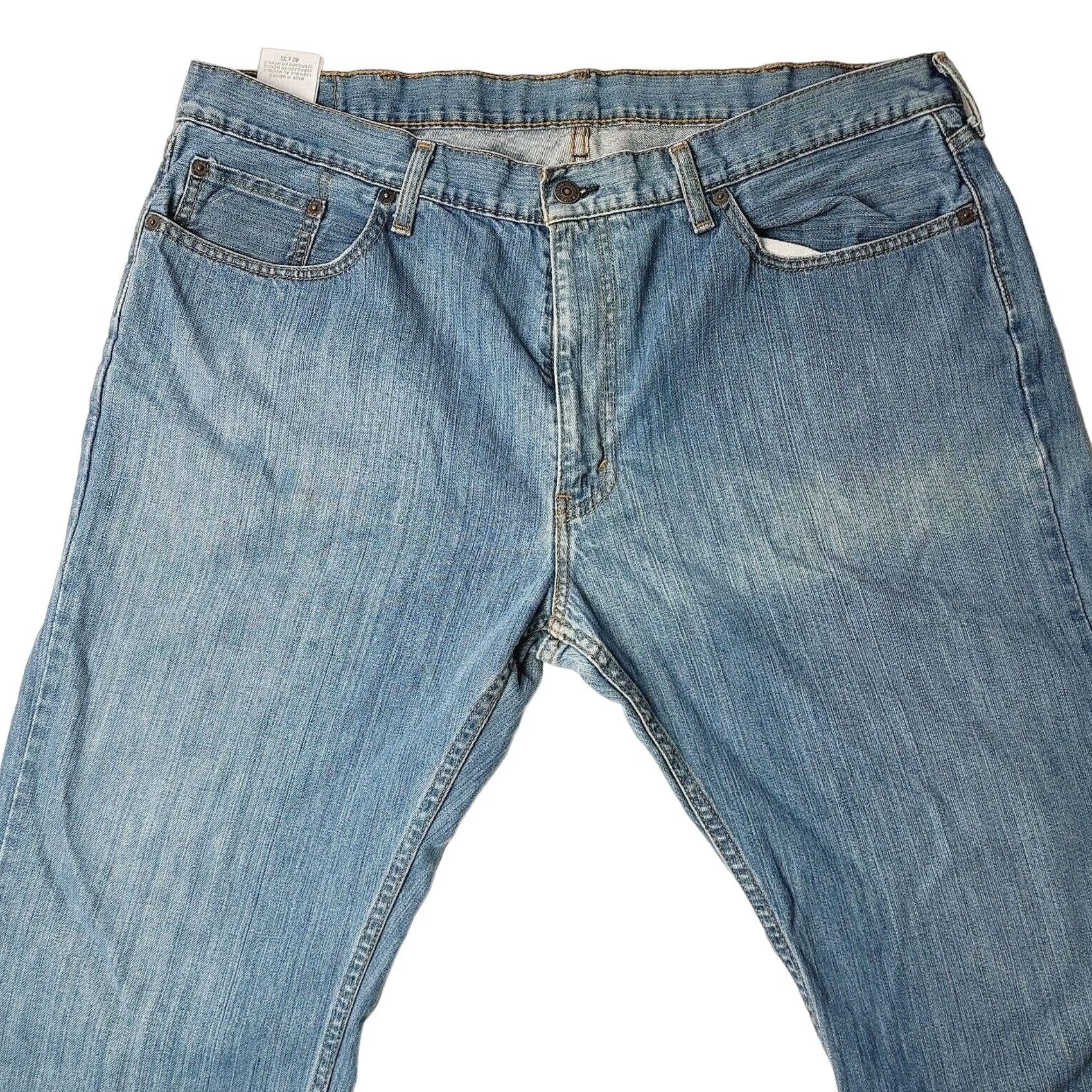 Levi's Levi's 559 Jeans Relaxed Straight Leg Medium Wash Blue W40 X L30 Mens Size US 40 / EU 56 - 4 Thumbnail