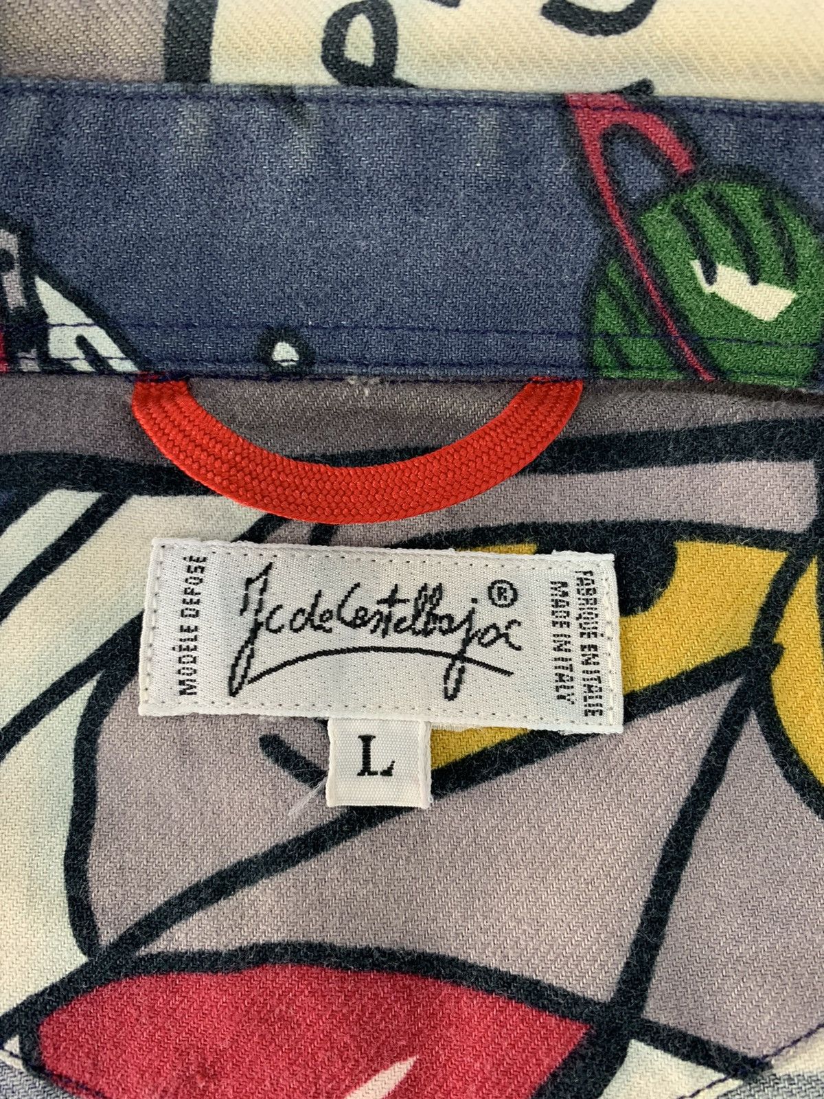 Jean Charles De Castelbajac Vintage Castelbajac X Pink Panther All Over Printed Italy Size US L / EU 52-54 / 3 - 6 Thumbnail