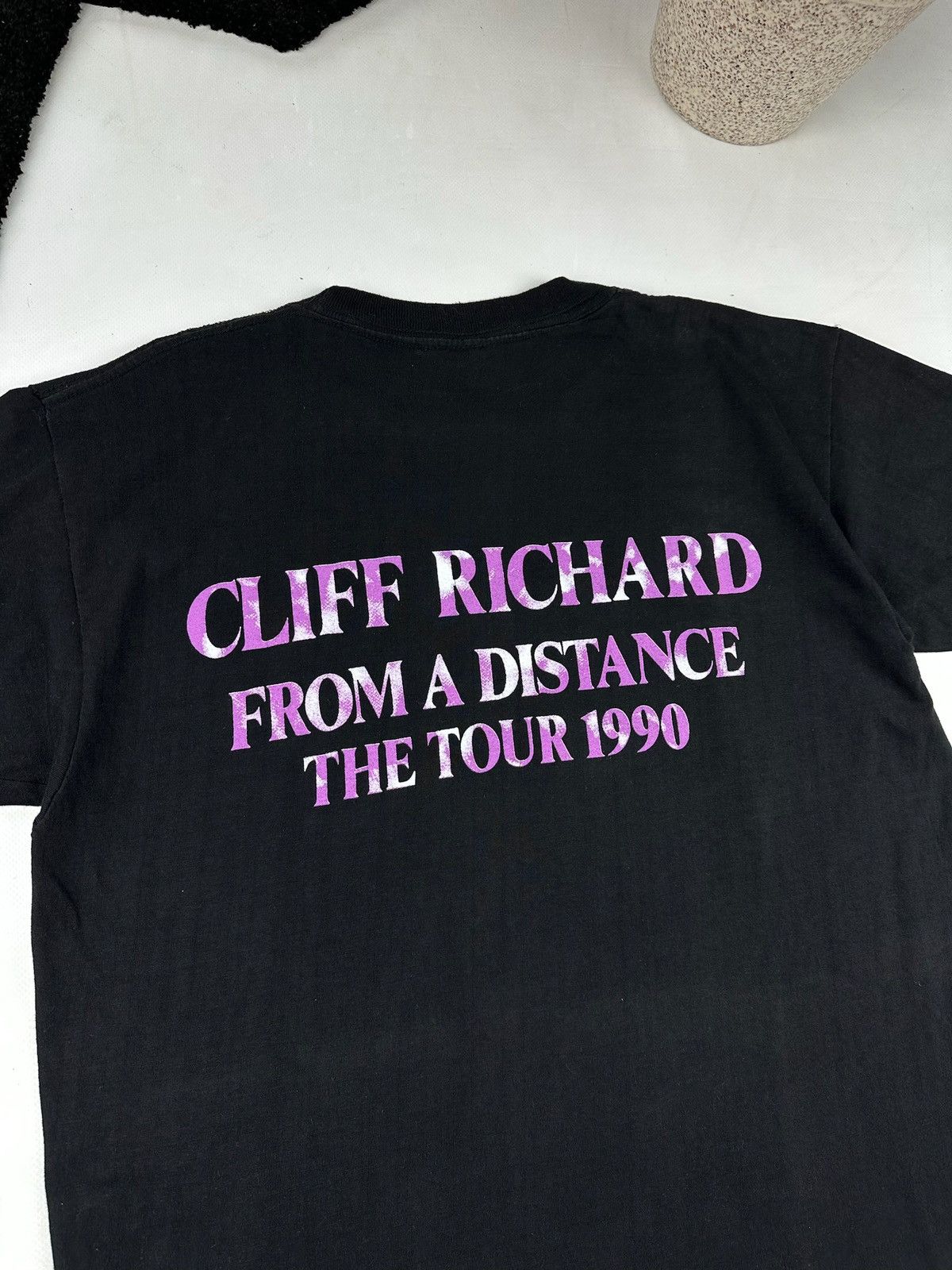 Band Tees × Vintage Vintage 1990 Cliff Richard Tour T-shirt Size US L / EU 52-54 / 3 - 5 Thumbnail