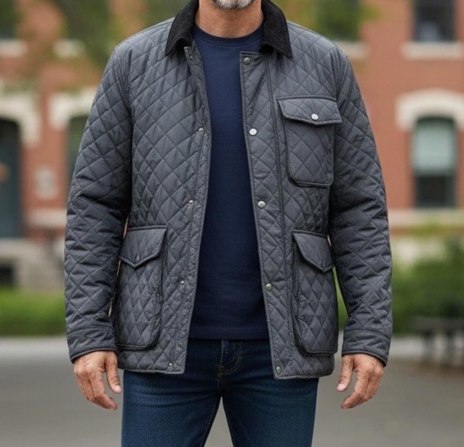 Robert Graham Robert Graham Black Quilted Utility Jacket Men’s M Size US M / EU 48-50 / 2 - 1 Thumbnail