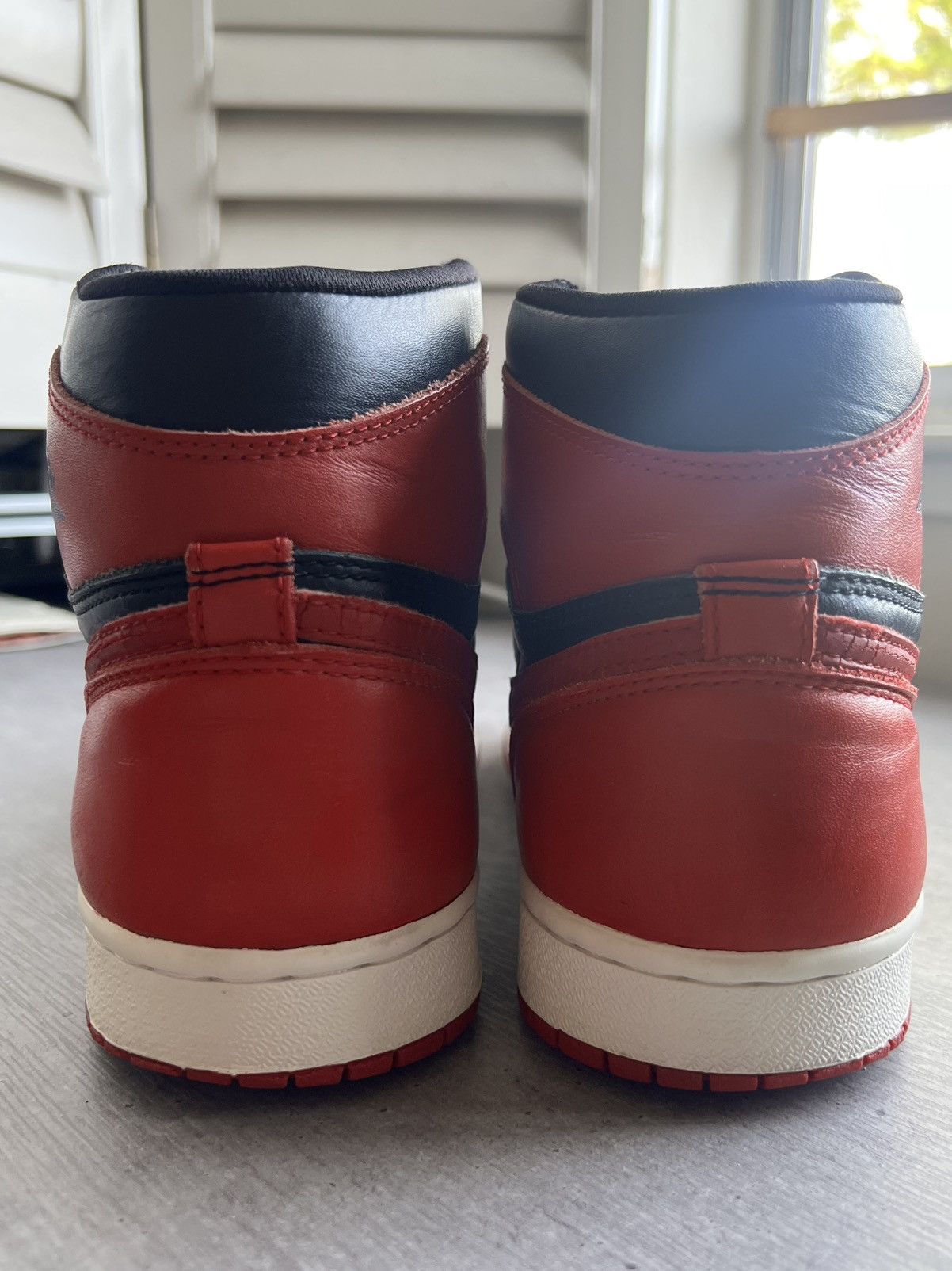 Jordan Brand Jordan 1 Bred 1994 Size US 8.5 / EU 41-42 - 8 Thumbnail