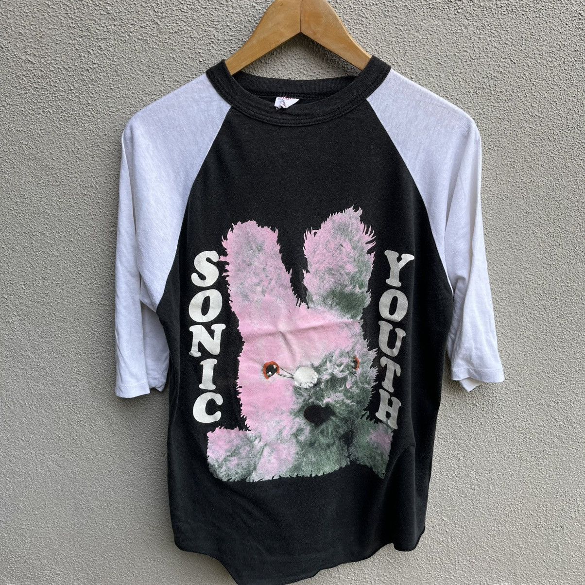 Band Tees Vintage rare 90s SONIC YOUTH band gracias Size US L / EU 52-54 / 3 - 2 Thumbnail
