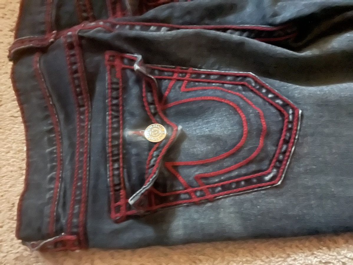 True Religion Red and blue truey jeans Size US 34 / EU 50 - 3 Thumbnail