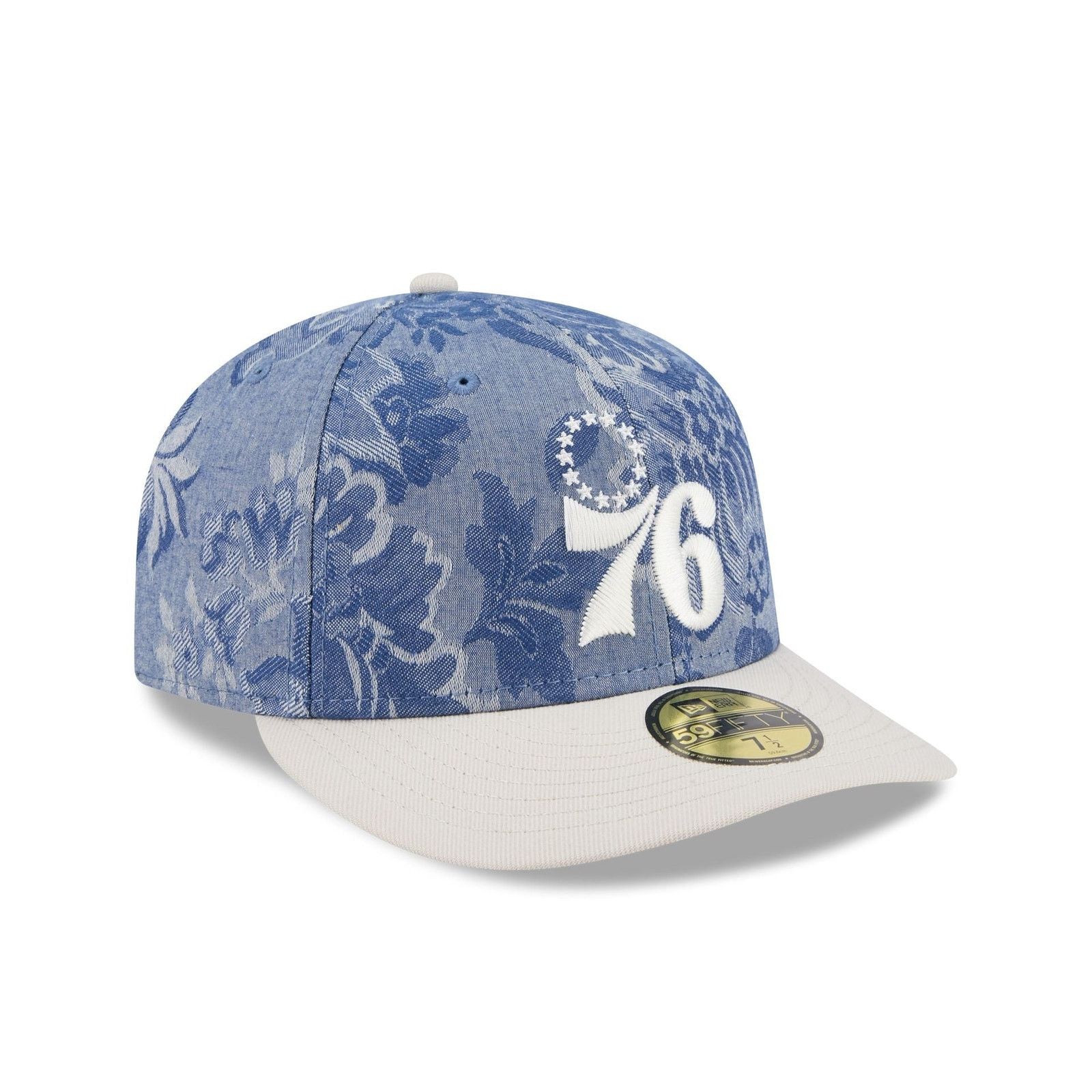 New Era New Era Philadelphia 76ers Two-Tone Denim 59FIF - Size 7 7/8 Size ONE SIZE - 3 Thumbnail