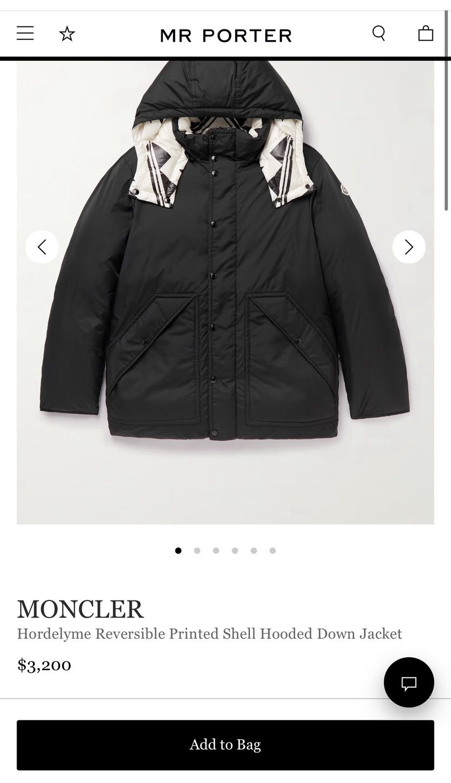 Moncler MONCLER REVERSIBLE PRINT HORDELYME GIUBBOTTO - SIZE 4 Size US XL / EU 56 / 4 - 2 Thumbnail