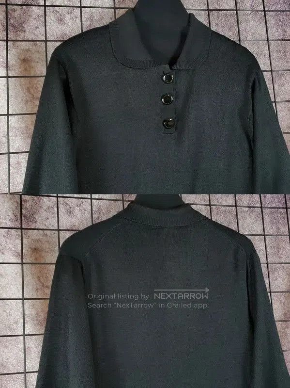 Dior Dior Black Silk Long Sleeve Top for Women . Size M / US 6-8 / IT 42-44 - 4 Thumbnail