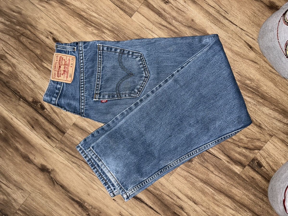 Levi's Levi's 550 Relaxed Fit Blue Jeans Size 31" - 2 Thumbnail