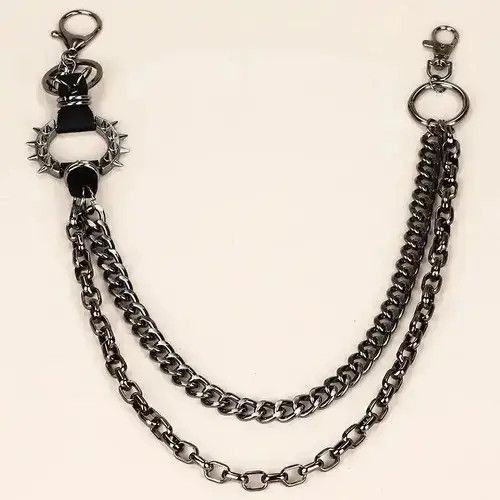 Other Gun Balck Color Hip-hop Pants Belt Chains Size ONE SIZE - 3 Thumbnail