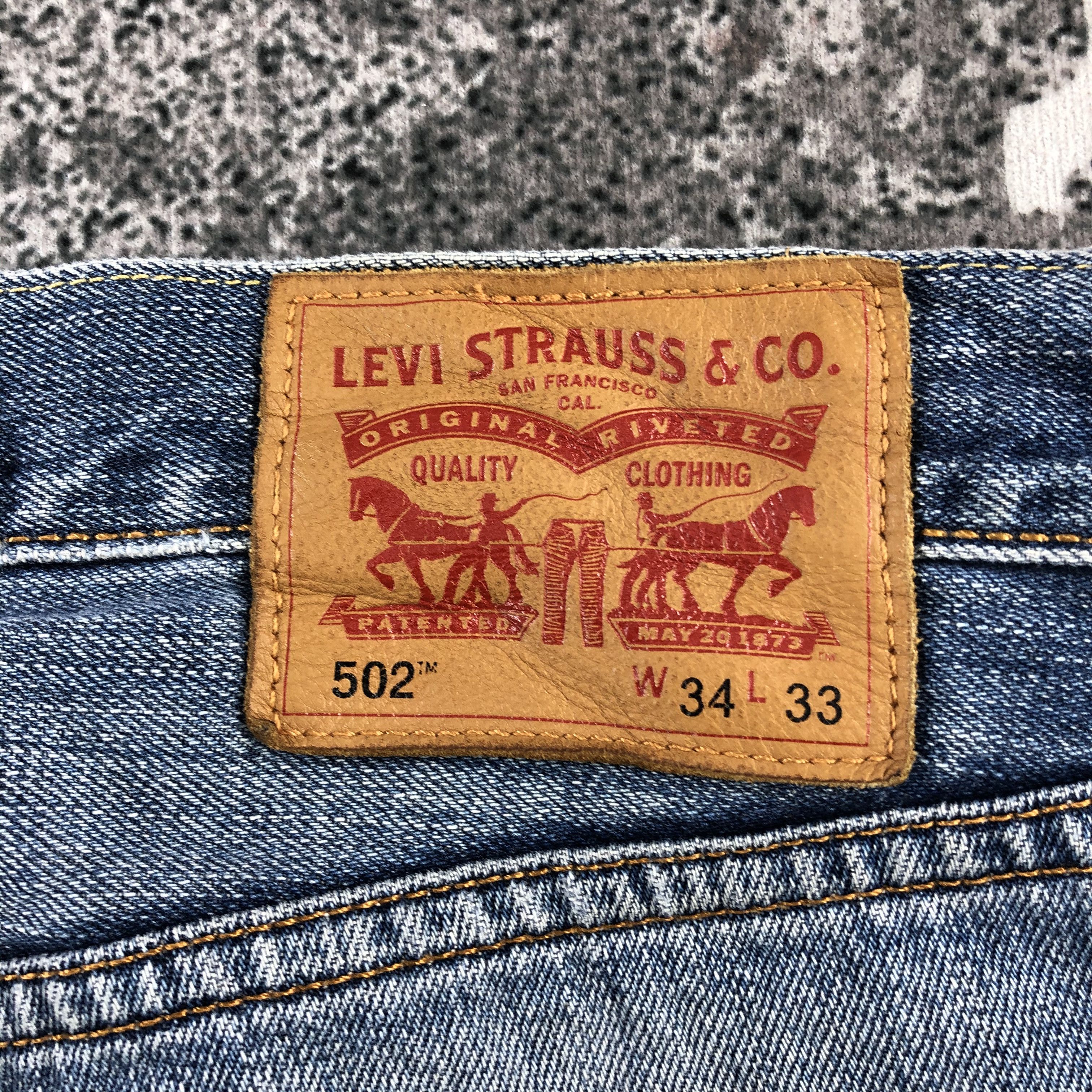 Levi's Vintage Levis 502 Jeans Faded Blue Denim KJ856 Size US 34 / EU 50 - 5 Thumbnail