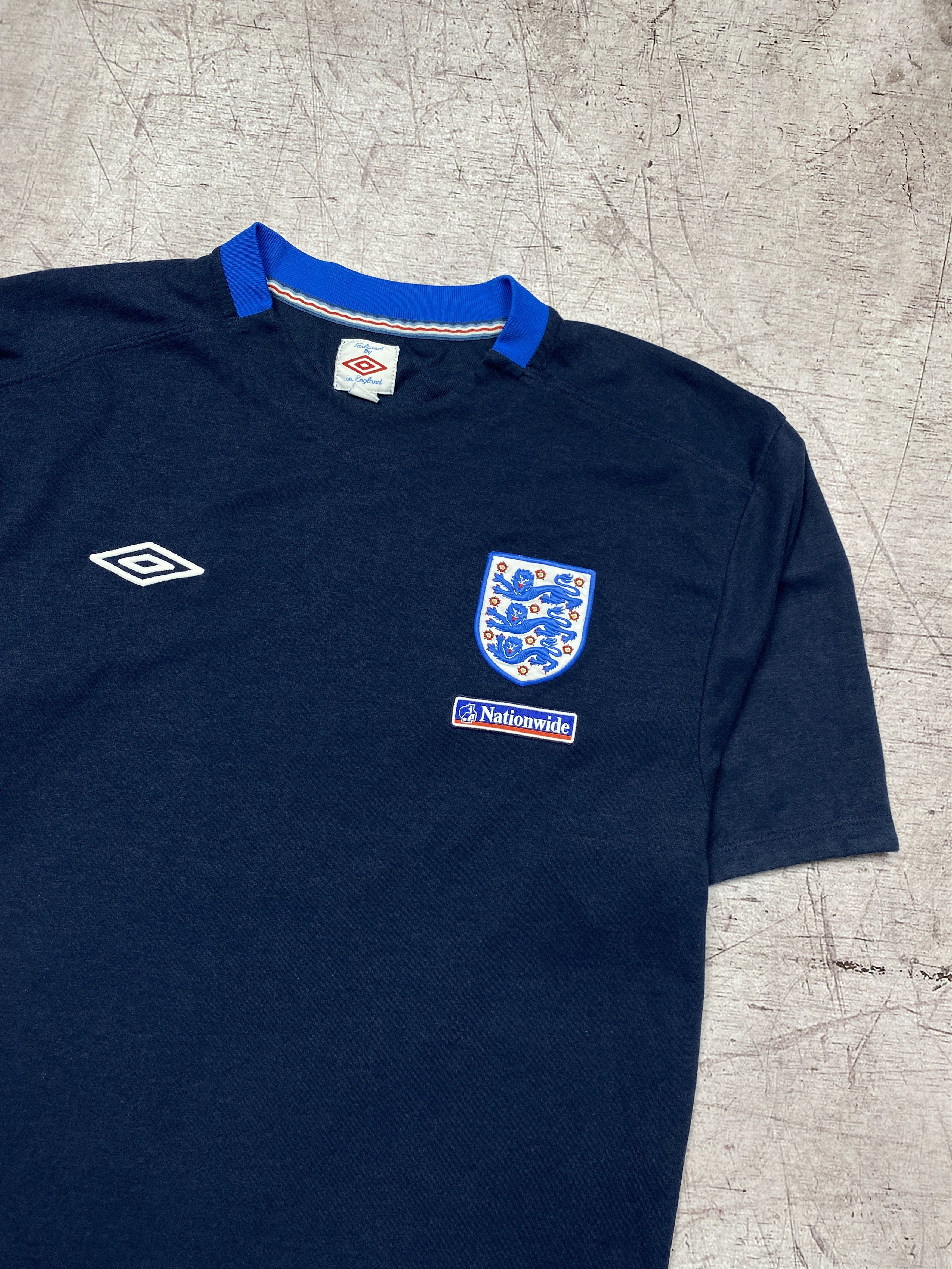Umbro × Vintage Umbro England Vintage Mens Jersey T-Shirt Size US XXL / EU 58 / 5 - 2 Thumbnail