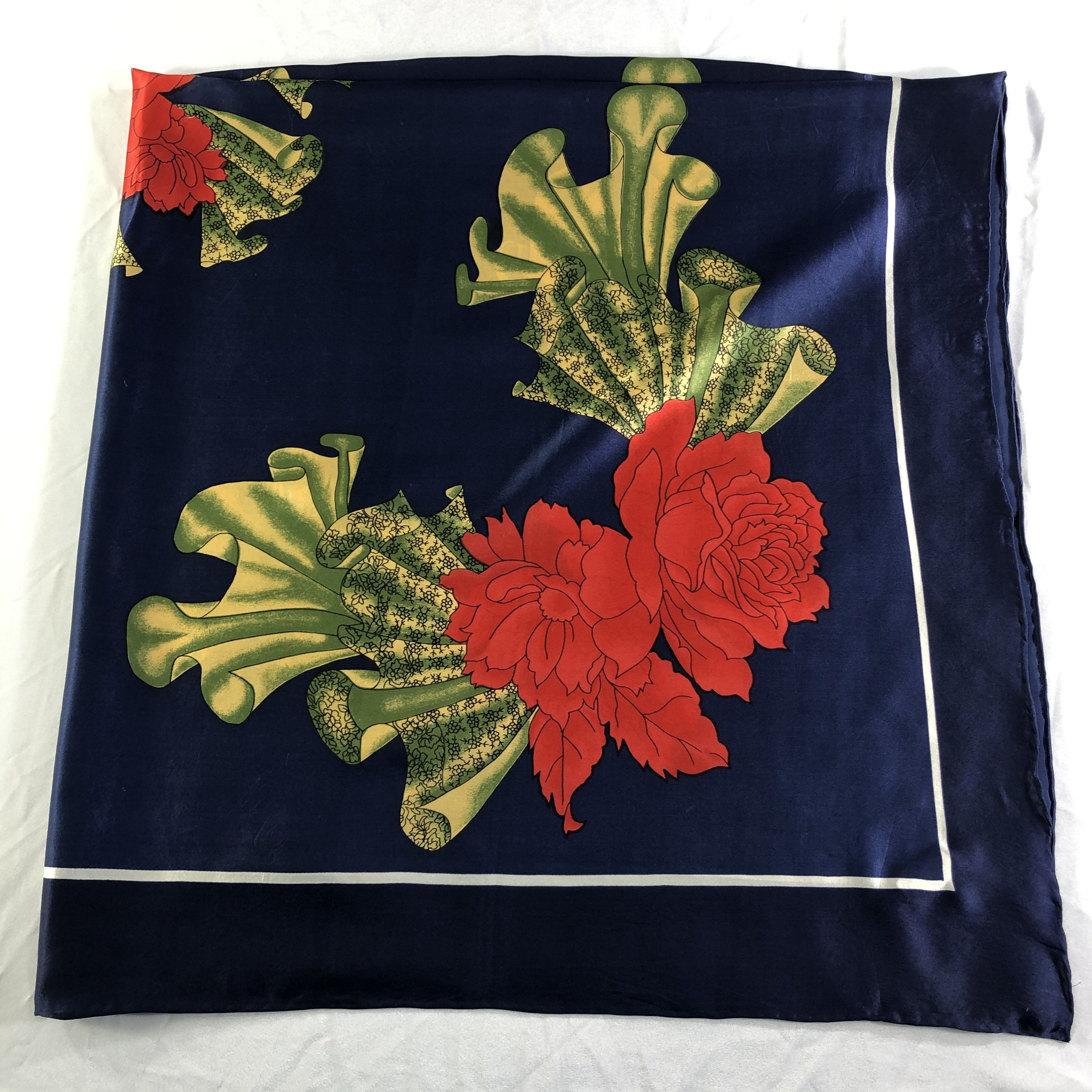 Vintage Vintage Silk Scarf Size ONE SIZE - 2 Thumbnail