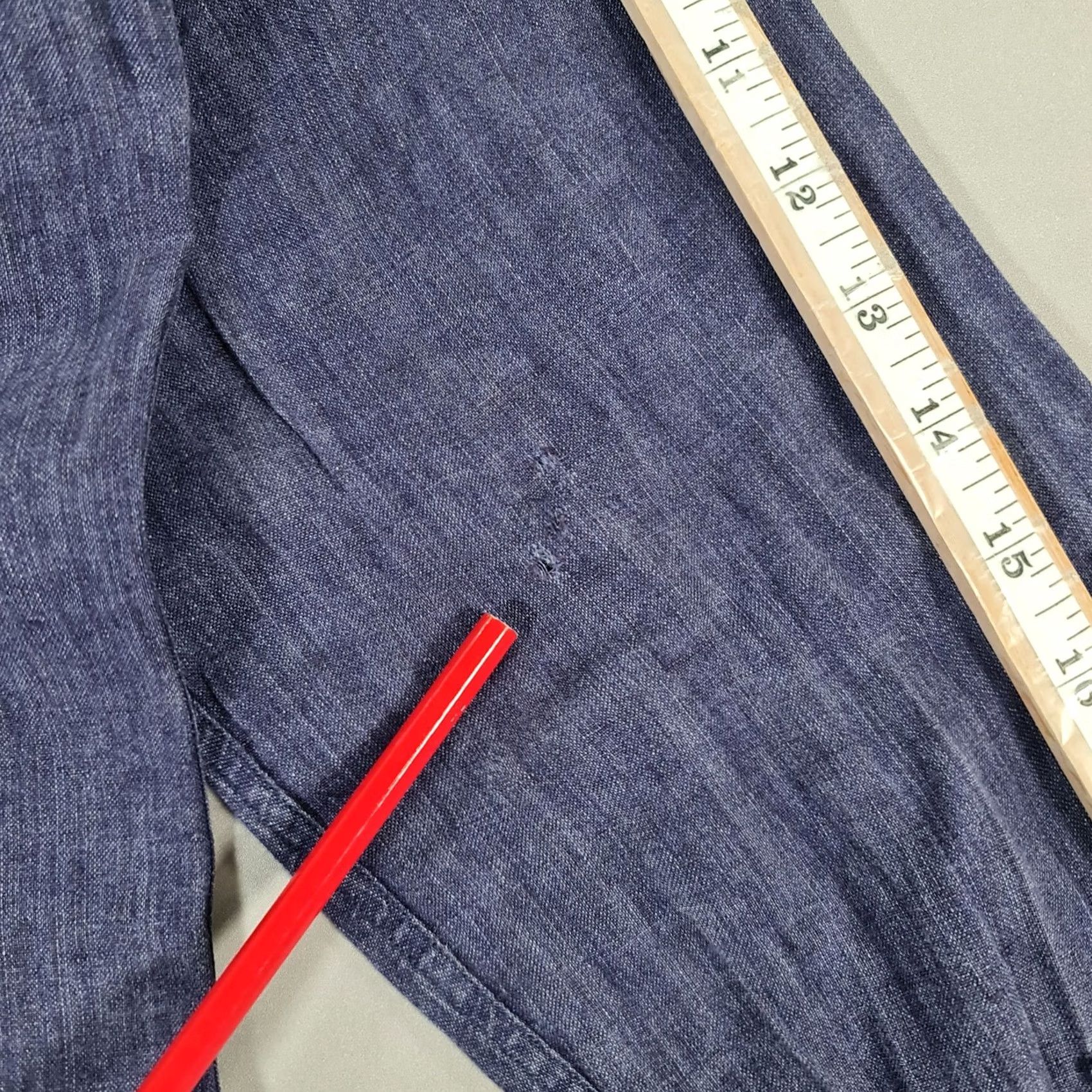 Jigsaw Jigsaw Shirt Blue Medium 100% Linen Button-Up Long Sleeve Casual Womens? No, Men’s? Size US M / EU 48-50 / 2 - 8 Thumbnail