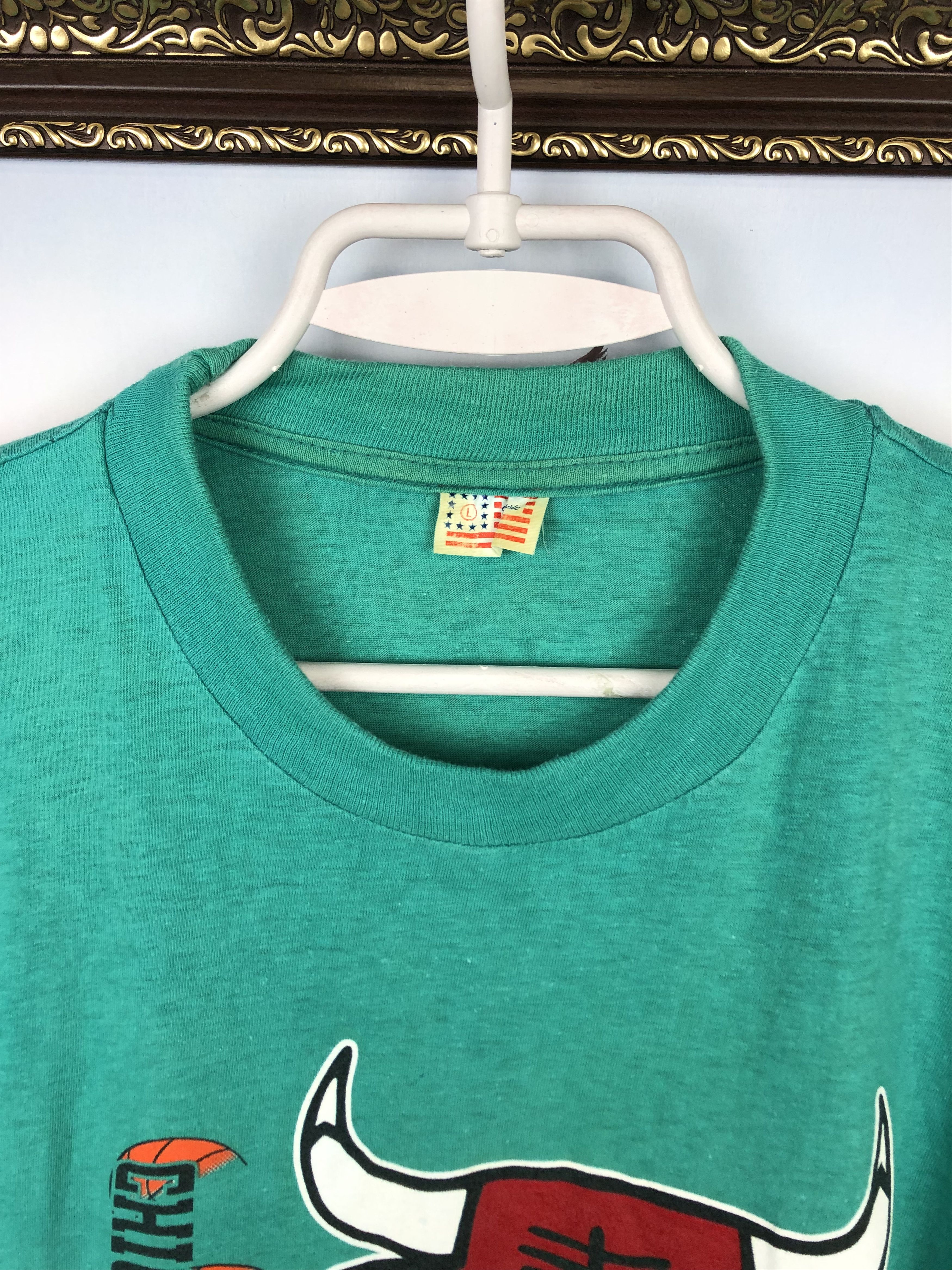 NBA Vintage Chicago Bulls BNA Shirt Jordan Shirt Over Print Bull Size US L / EU 52-54 / 3 - 4 Thumbnail