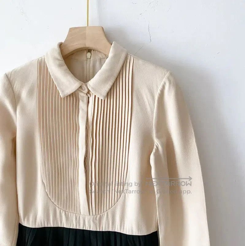 Valentino Valentino Colorblock Long Sleeve Dress . Size M / US 6-8 / IT 42-44 - 2 Thumbnail