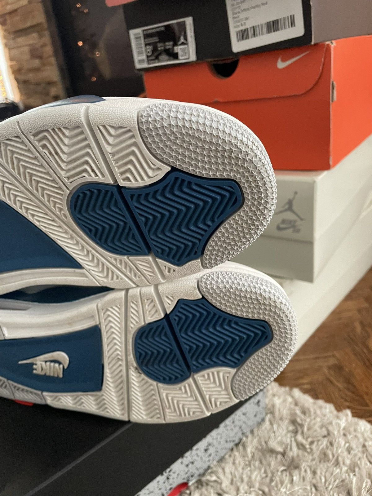 Jordan Brand Jordan 4 Military Blue Size US 8.5 / EU 41-42 - 9 Thumbnail