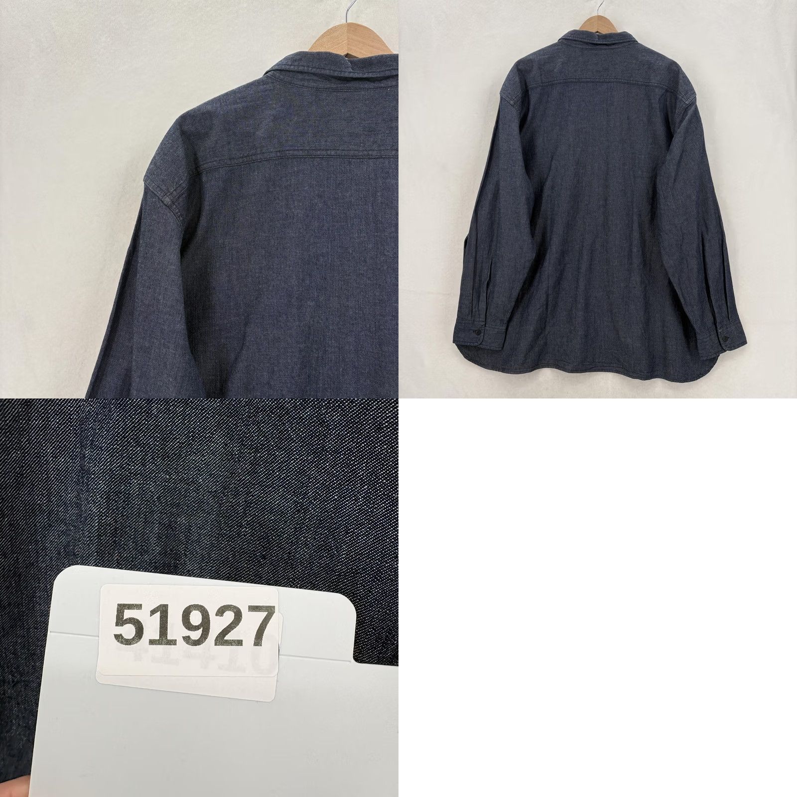 Levi's Levi's Shirt Mens 2XL Blue Chambray Long Sleeve Button Up Relaxed Fit Western Size US XXL / EU 58 / 5 - 9 Thumbnail