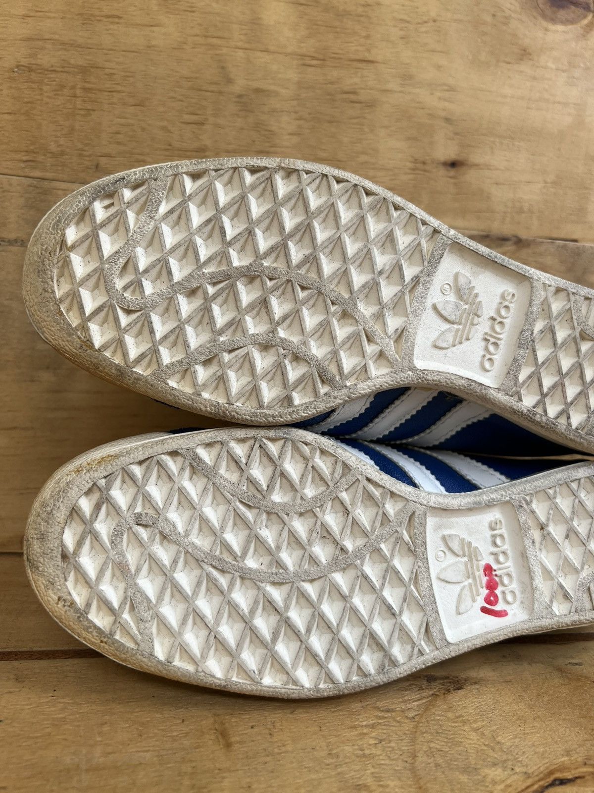 Adidas × Vintage VTG ADIDAS BLUE STRIKE MADE IN FRANCE SNEAKERS Size US 7 / EU 40 - 12 Thumbnail