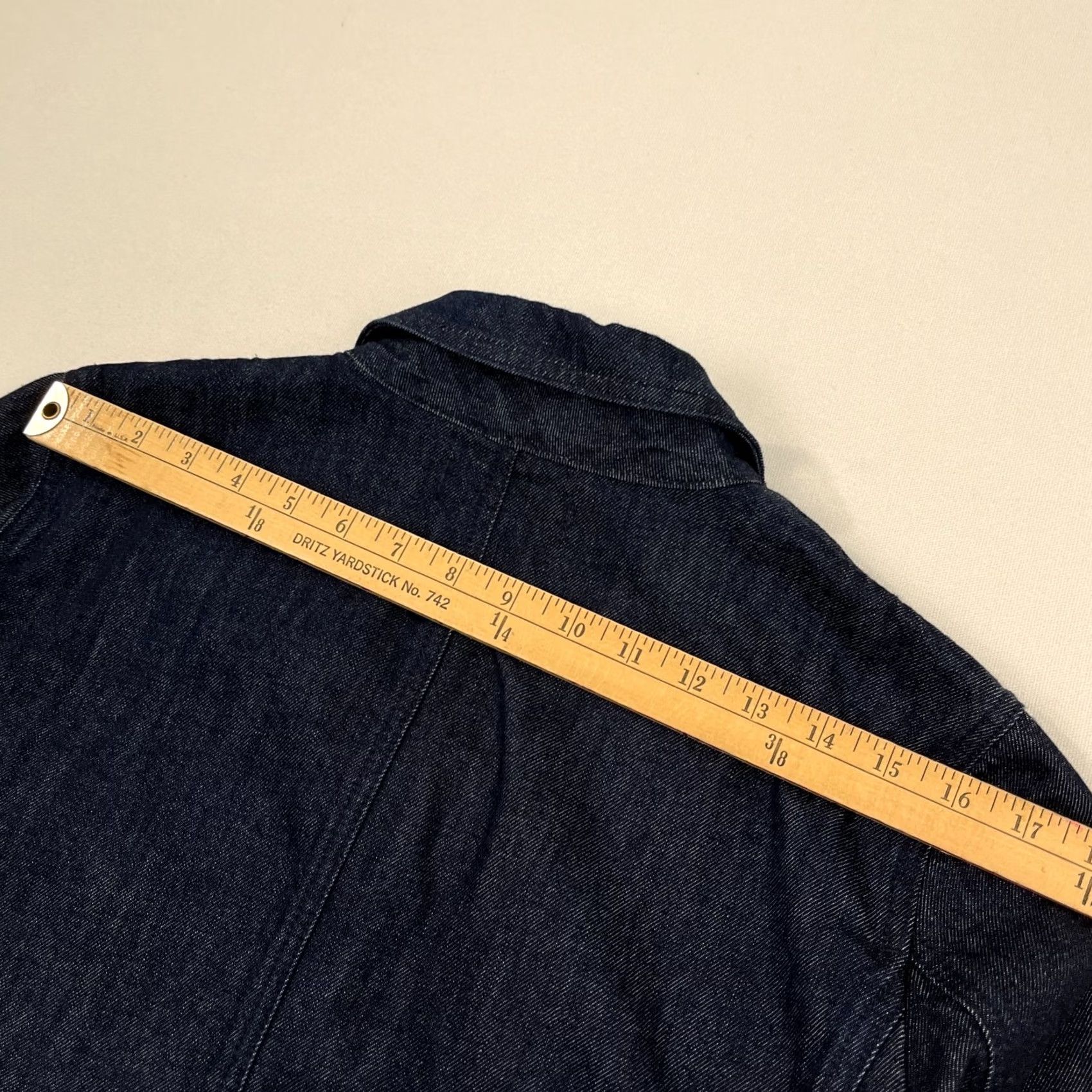 Ralph Lauren VINTAGE Lauren Ralph Lauren Denim Blazer Jacket Size 10 Blue Equestrian Academia Preppy Mens Women? Size L / US 10 / IT 46 - 7 Thumbnail