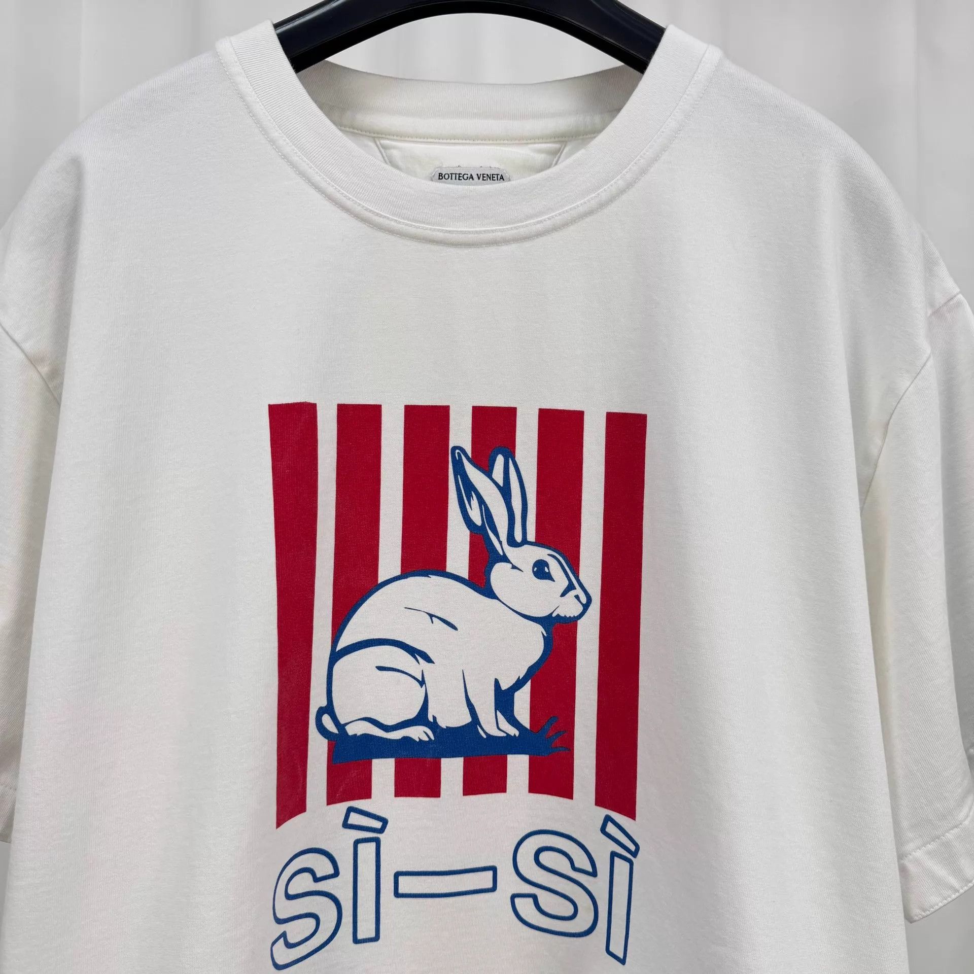 Bottega Veneta Bottega Veneta 24FW Rabbit Embroidery Letter Tee S 99 New Size US S / EU 44-46 / 1 - 3 Thumbnail