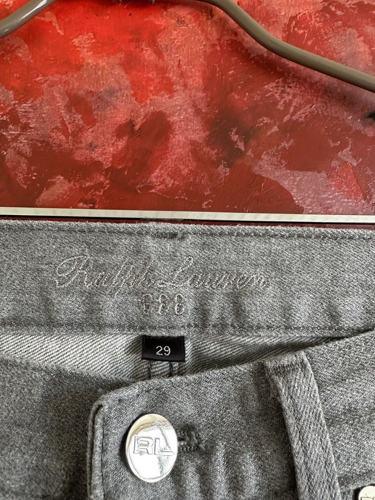 Ralph Lauren Ralph Lauren 888 Gray Denim Jeans Size 29 Size 29" - 7 Thumbnail