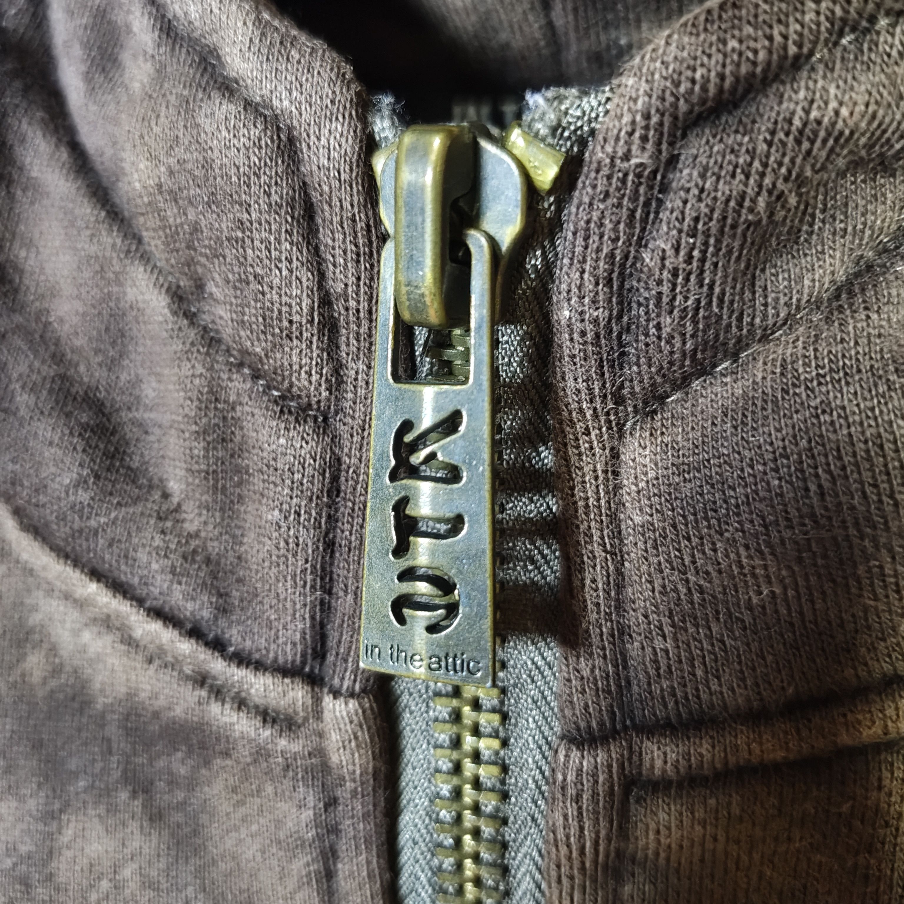 In The Attic Faded IN THE ATTIC Y2K Full Zip Hoodie Size US L / EU 52-54 / 3 - 5 Thumbnail