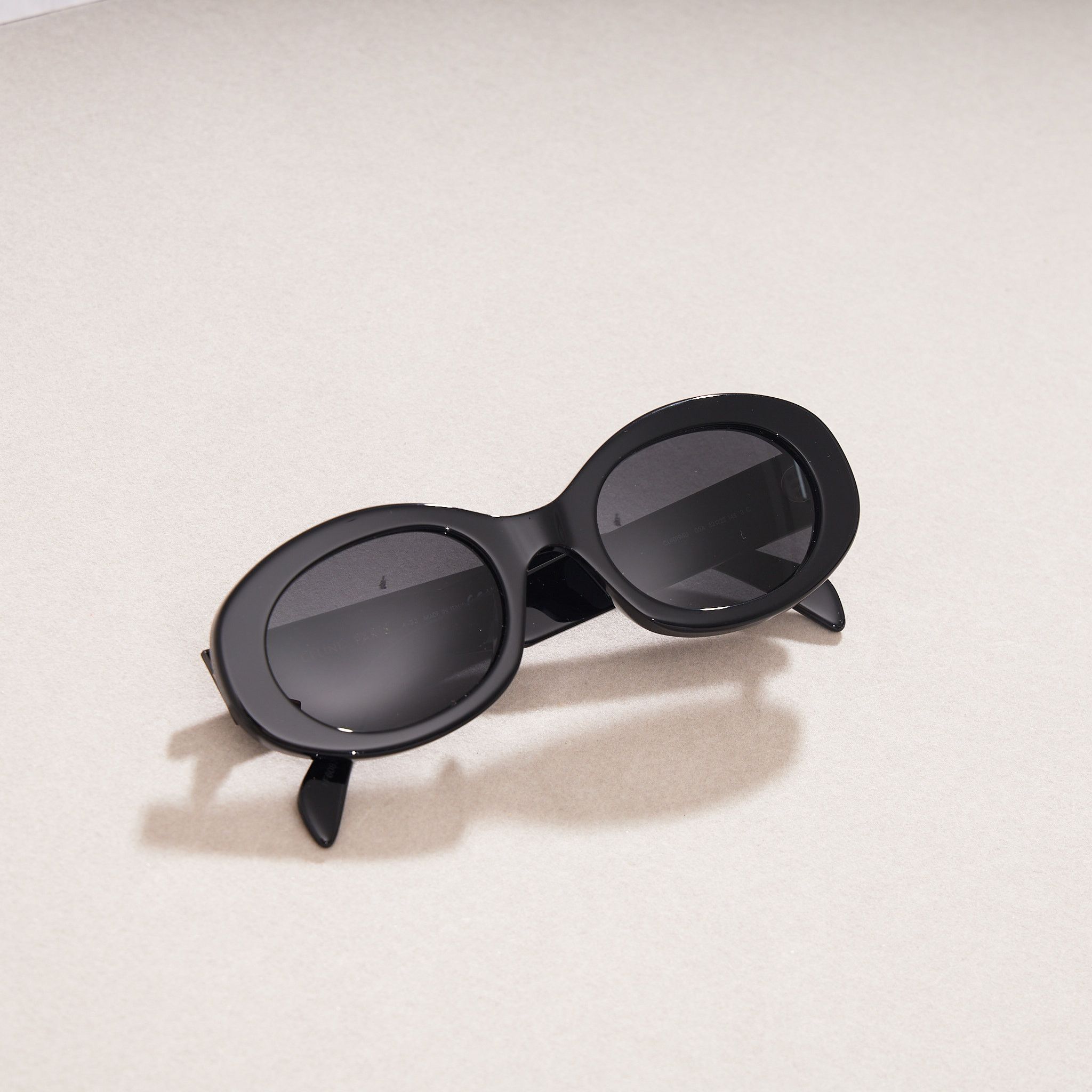 Celine CELINE Triomphe 01 Sunglesses In Acetate BLACK Size ONE SIZE - 4 Thumbnail