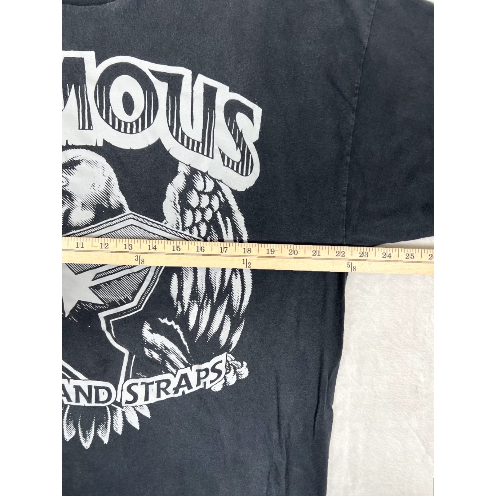 Vintage VINTAGE Famous Stars & Straps T-Shirt Mens Large Black Eagle Logo Streetwear Y2K Size US L / EU 52-54 / 3 - 6 Thumbnail