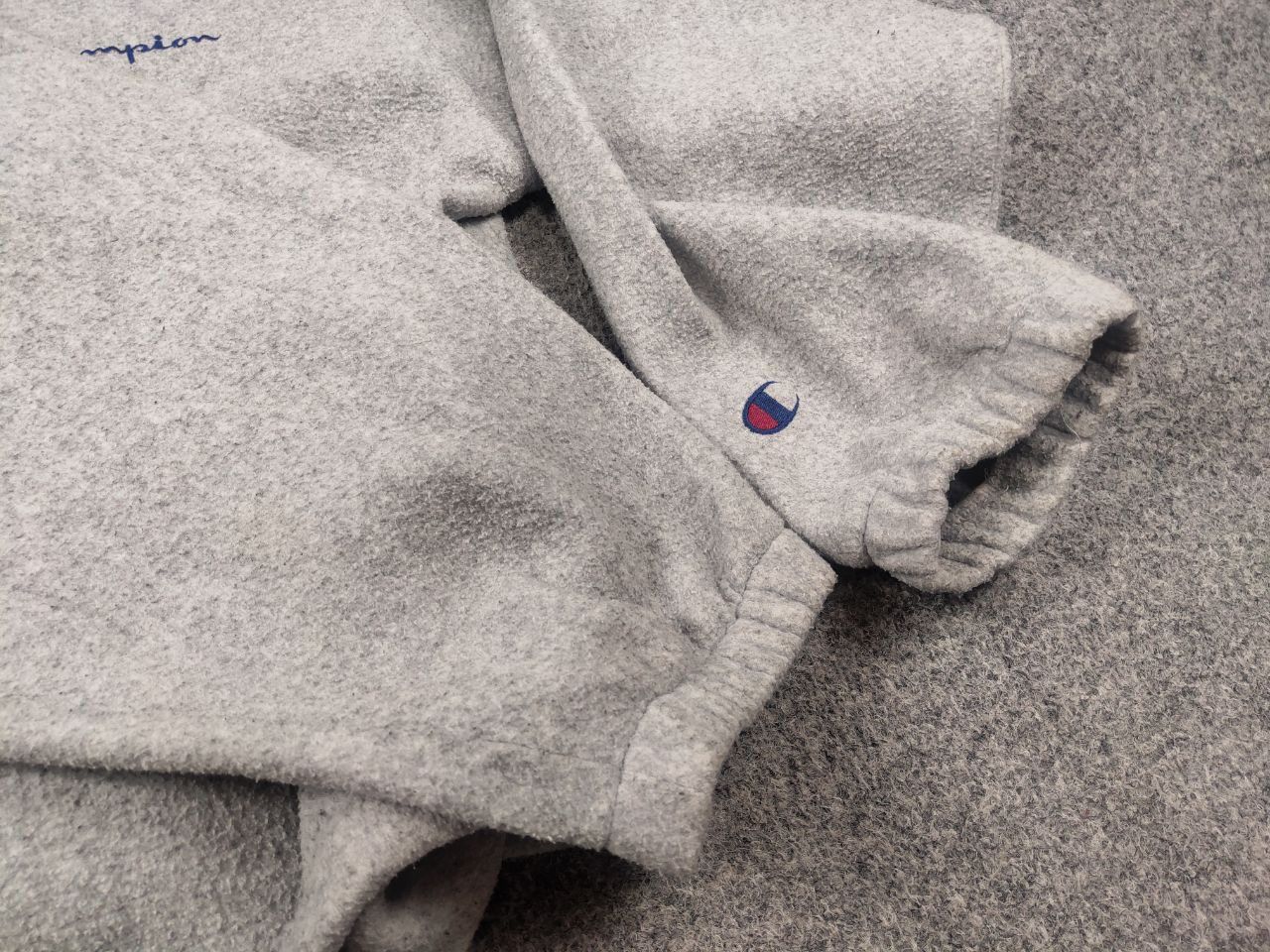 Champion Vintage 94's Champion Olympic USA logo Pullover Gray Fleece Size US XL / EU 56 / 4 - 8 Thumbnail
