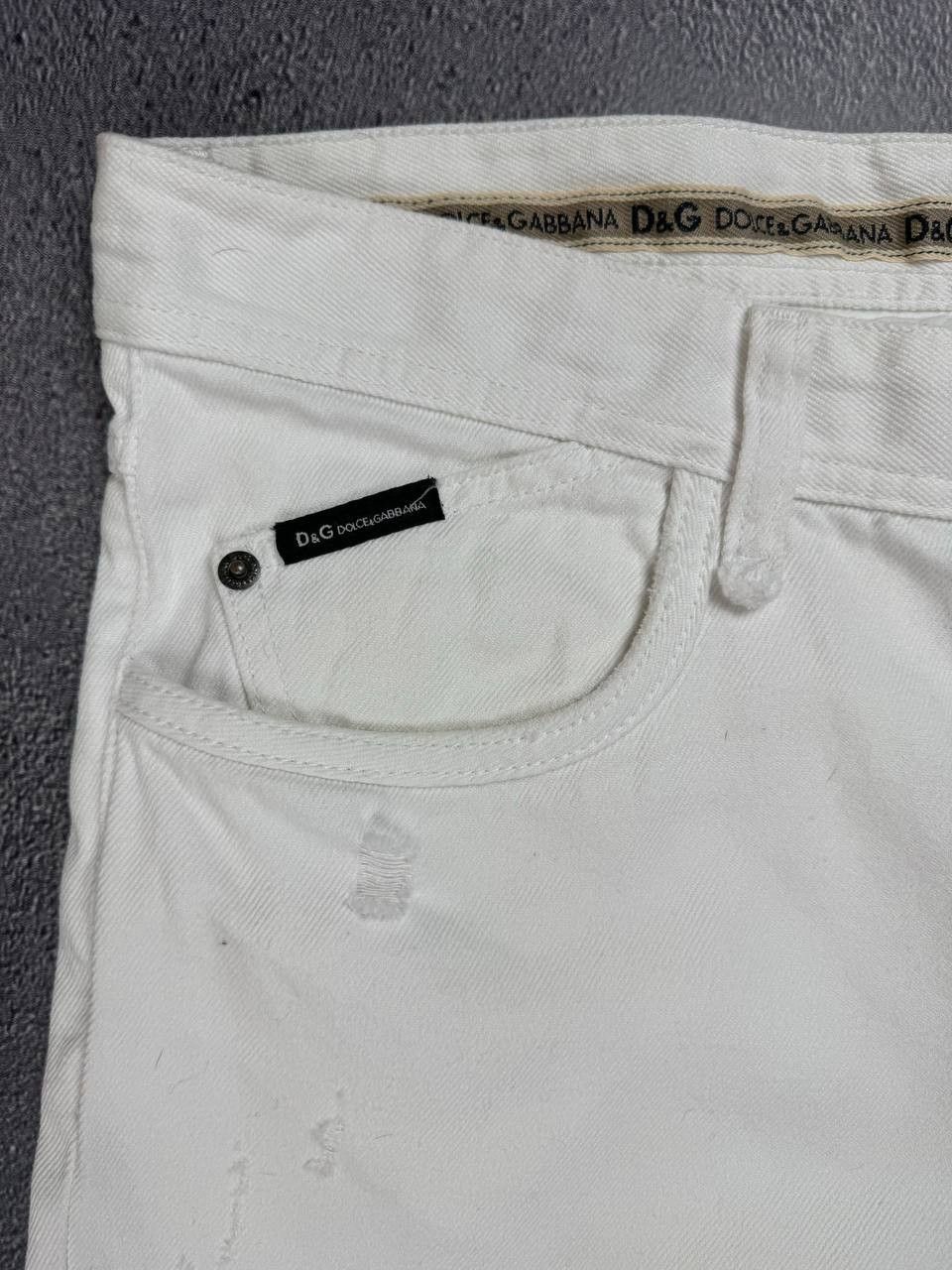 Dolce & Gabbana Vintage Dolce&Gabbana White Jeans Denim Size 34" / US 12 / IT 48 - 10 Thumbnail
