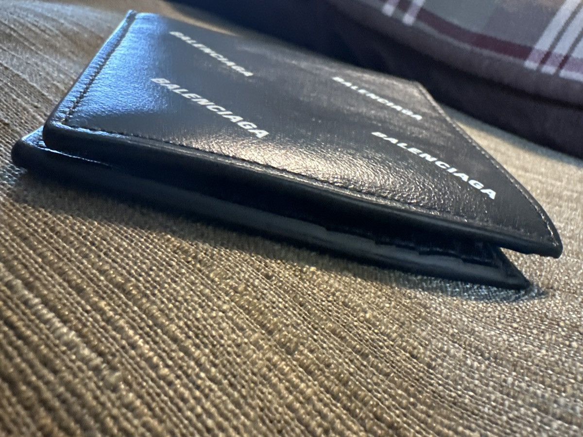 Balenciaga Balenciaga Black All Over Logo Wallet Size ONE SIZE - 7 Thumbnail