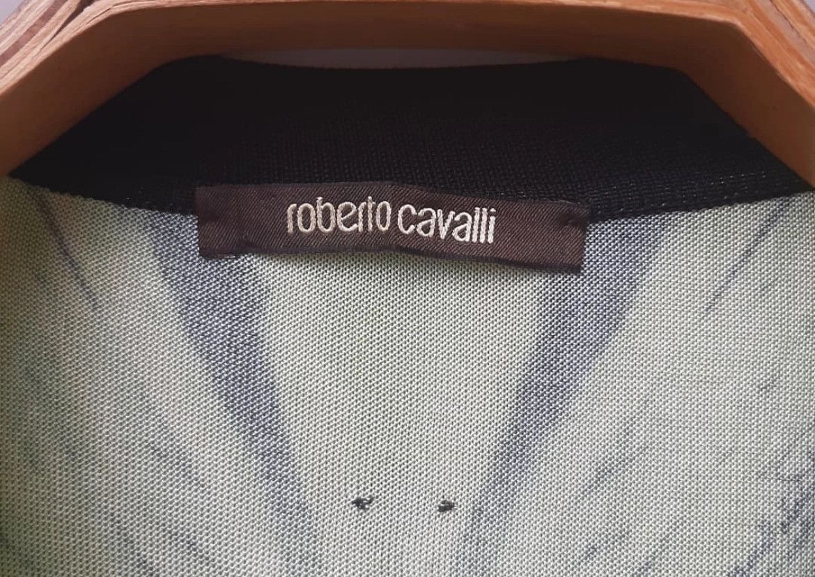 Roberto Cavalli 2000s Roberto Cavalli Rayon Cardigan Size M / US 6-8 / IT 42-44 - 6 Thumbnail