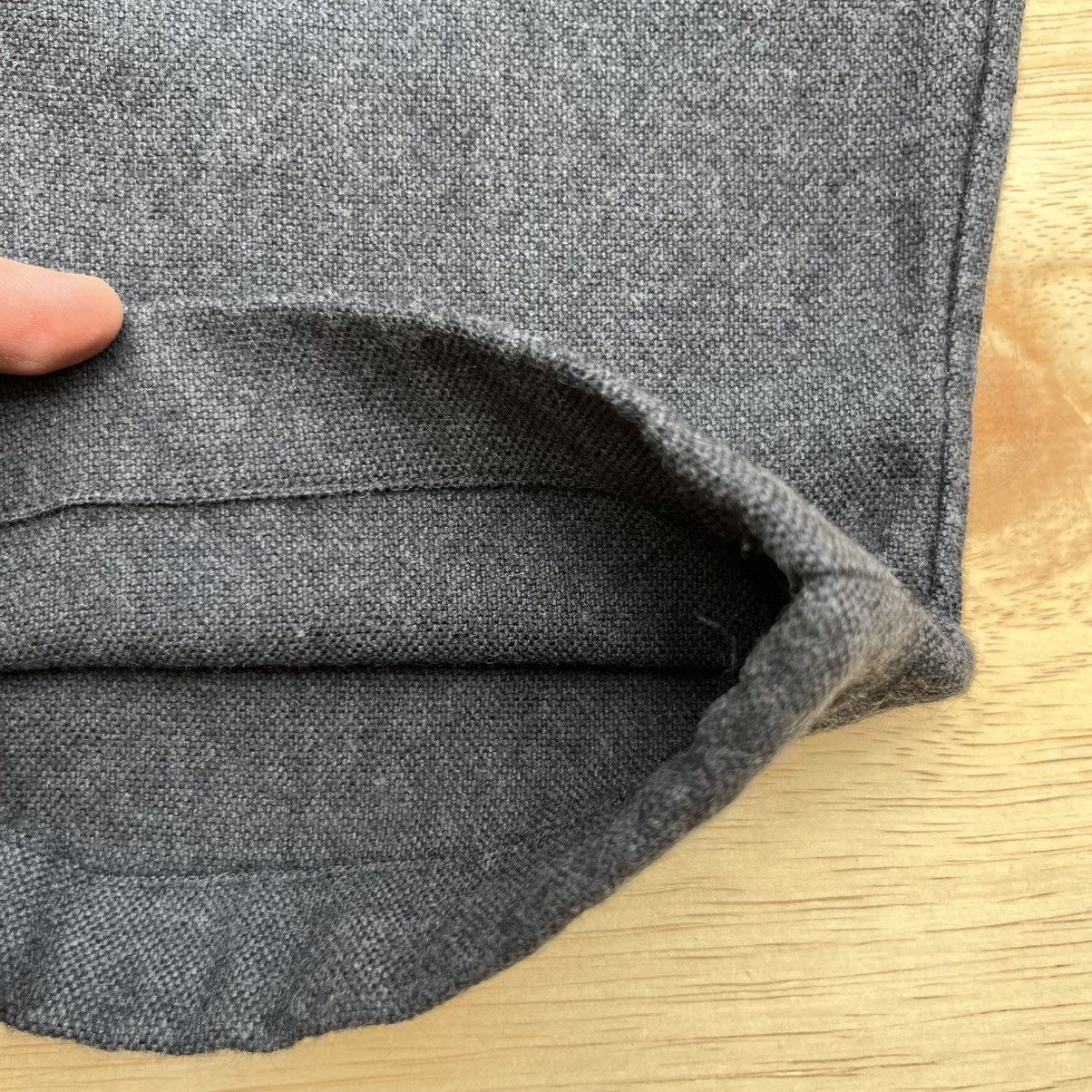 Comme des Garcons Homme Deux HOMME DEUX COMME DES GARCONS BLACK WASHED WORK PANTS Size US 32 / EU 48 - 4 Thumbnail