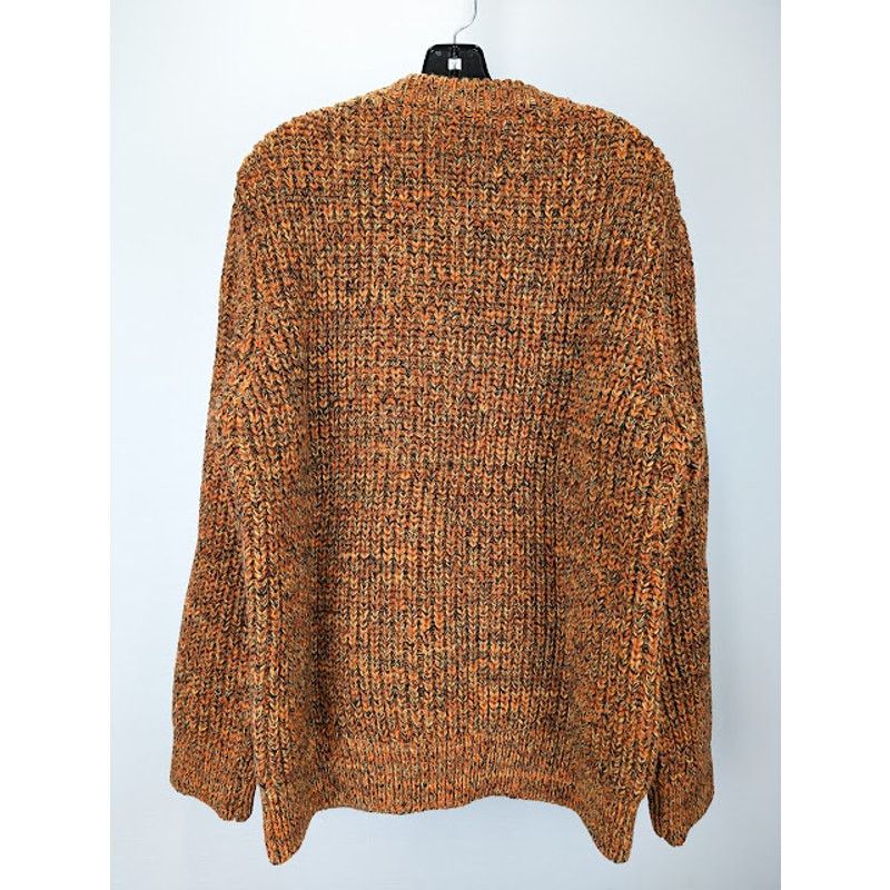 Burberry o1rshd1 Embroidered Logo Sweater in Bright Orange Size US M / EU 48-50 / 2 - 9 Thumbnail