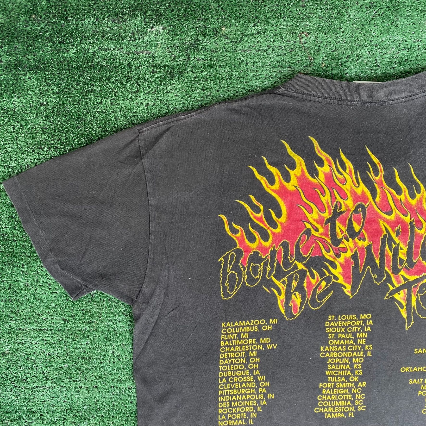Band Tees Vintage 80s Great White Shirt Mista Bone Rock Band Tour Tee Size US L / EU 52-54 / 3 - 7 Thumbnail