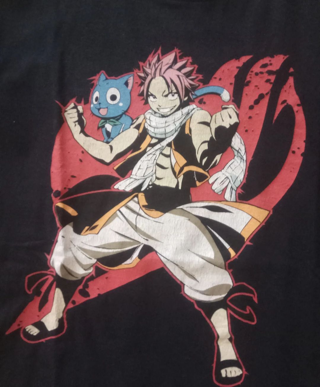 Anime × Japanese Brand Fairy Tail Dragneel Art Official Anime Tees Size US S / EU 44-46 / 1 - 2 Thumbnail