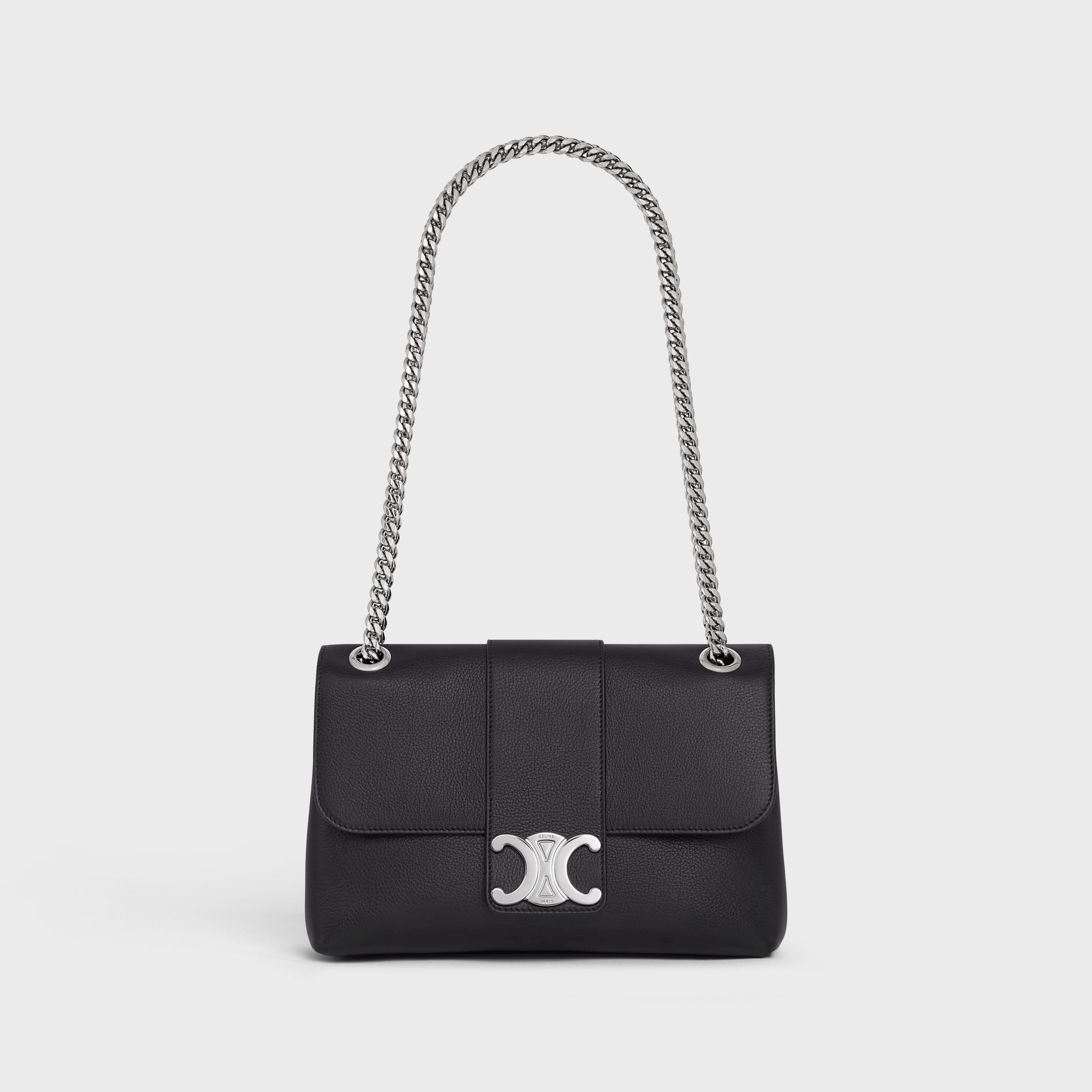Celine o1w1db10426 Size: OS/Medium Victoire Bag in Black Size ONE SIZE - 4 Thumbnail