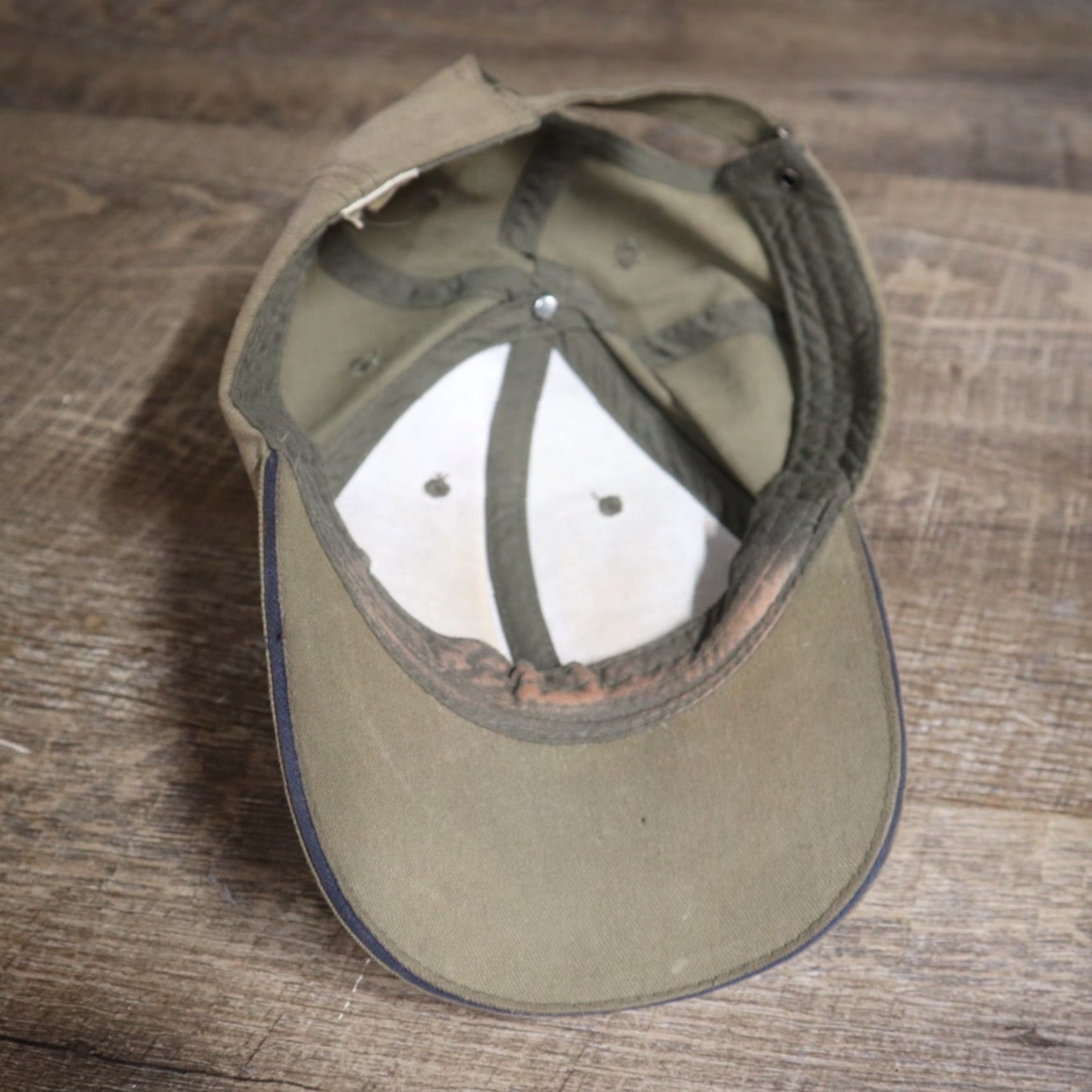 American Needle American Needle Hat Baseball Cap Grams Grammys Adjustable Men's One Size Black Beige Cotton Canvas Casual Vintage? Size ONE SIZE - 6 Thumbnail