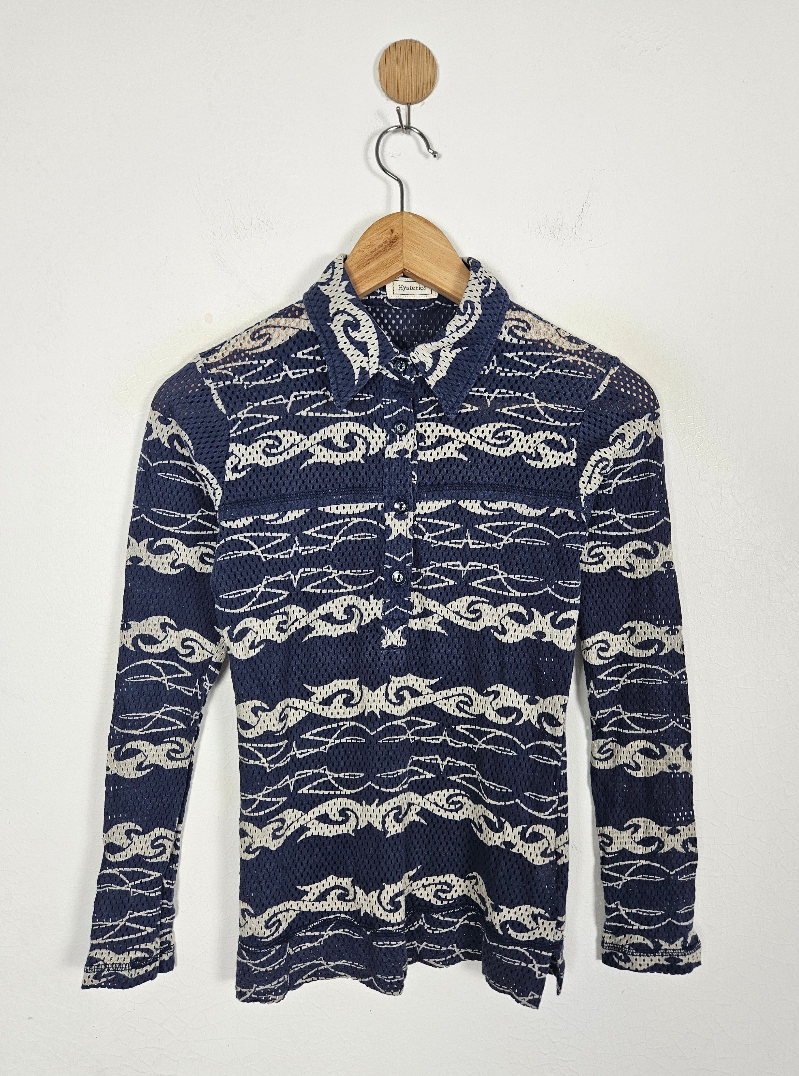 充実の品 vintage hysterics tribal mesh design tee トップス