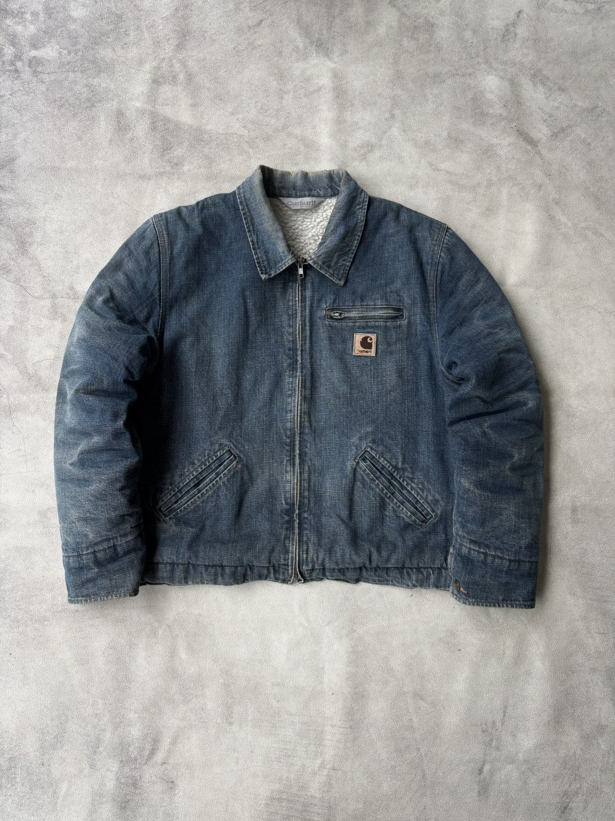 Carhartt ⚒️SOLD⚒️vintage carhartt detroid 90's denim size S fit M Size US M / EU 48-50 / 2 - 1 Thumbnail
