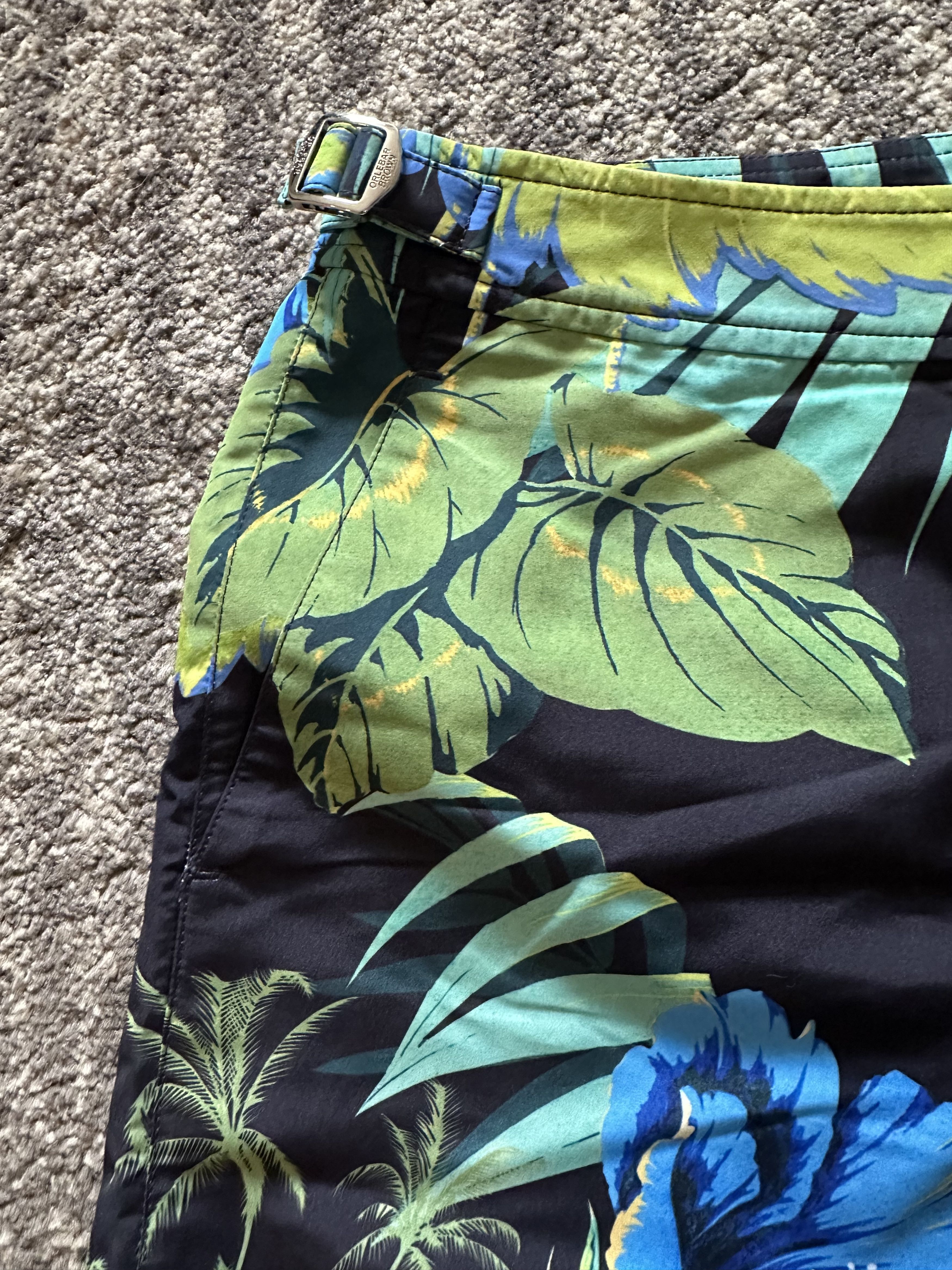 Orlebar Brown Swim shorts bulldog in night iris design Size US 31 - 4 Thumbnail
