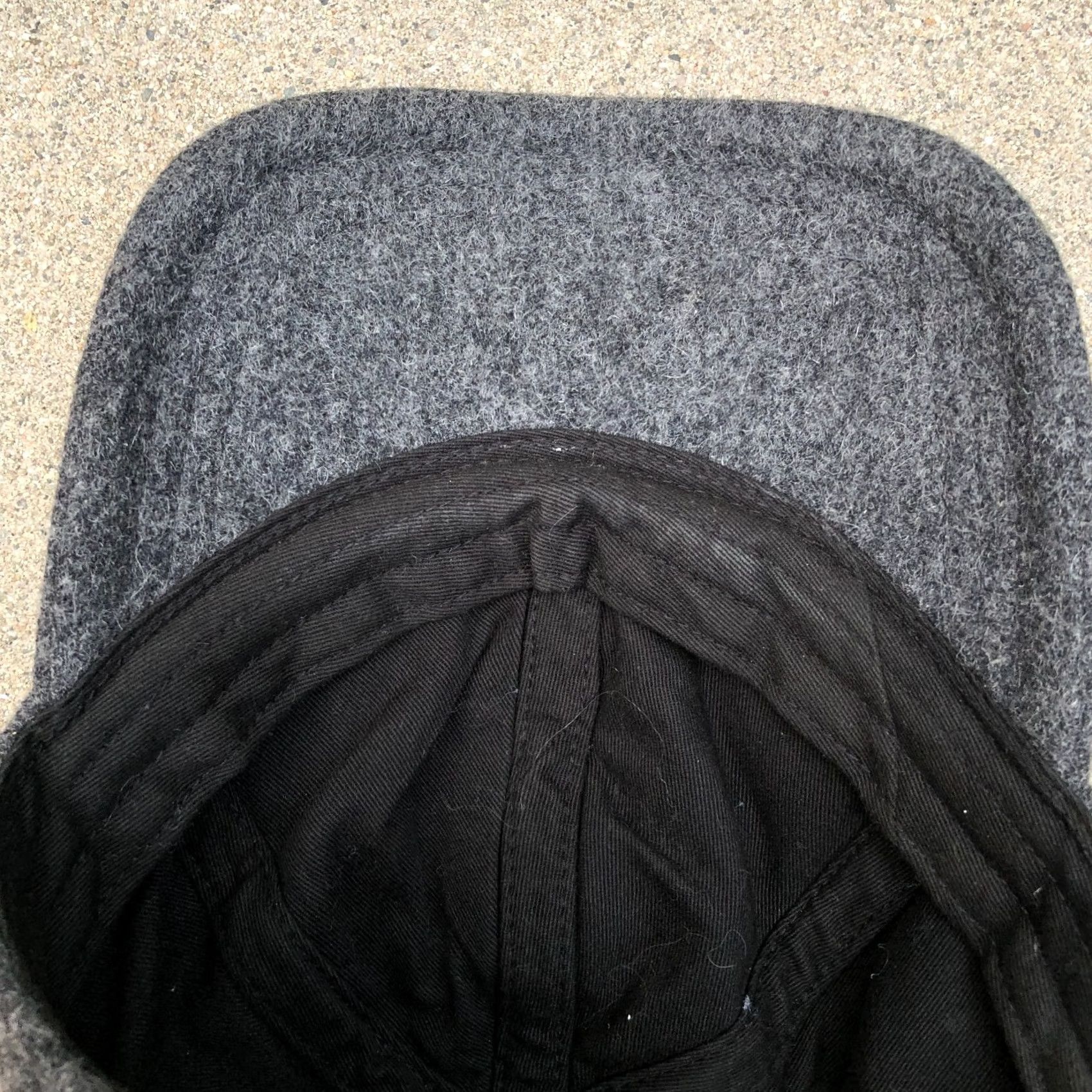 Madewell MADEWELL Wool Blend Baseball Hat Unisex Adult Felt Grey Adjustable Cap Size ONE SIZE - 5 Thumbnail